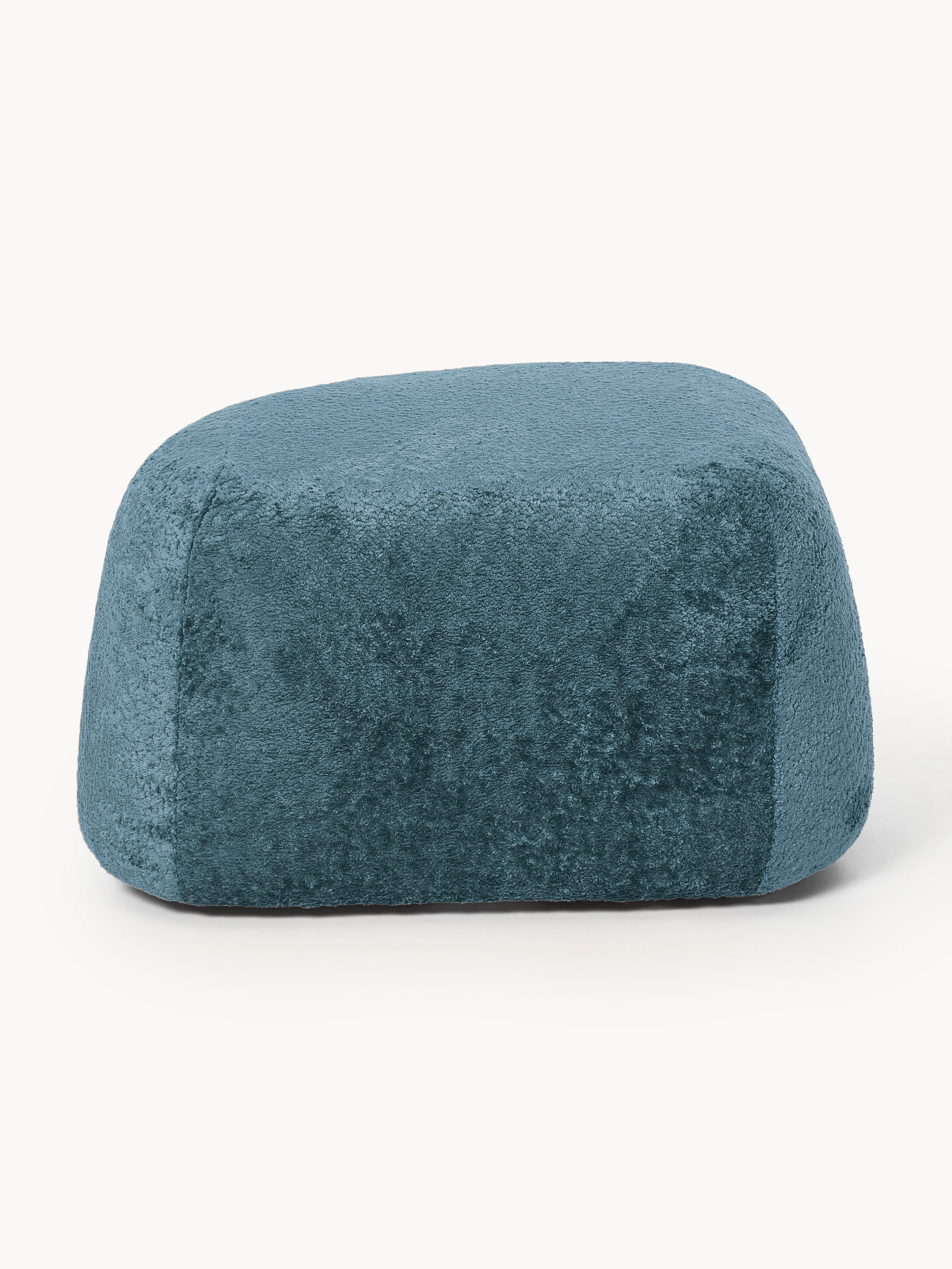 Wolke Oval Teddy Bouclé Ottoman