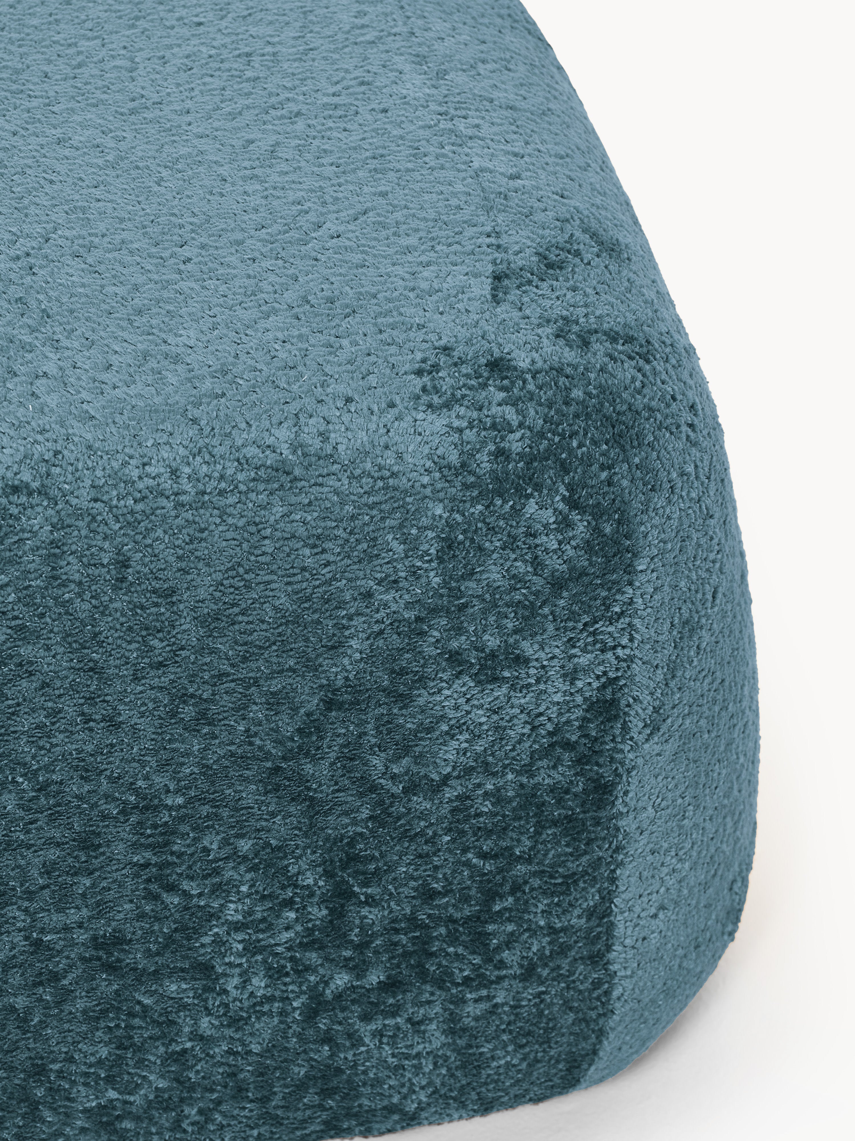 Wolke Oval Teddy Bouclé Ottoman