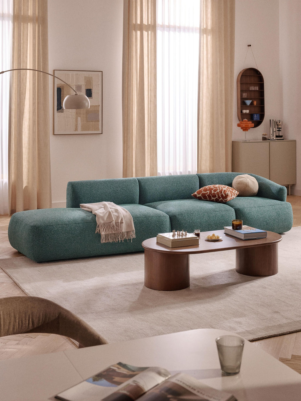 Sofia Bouclé Chaise Module