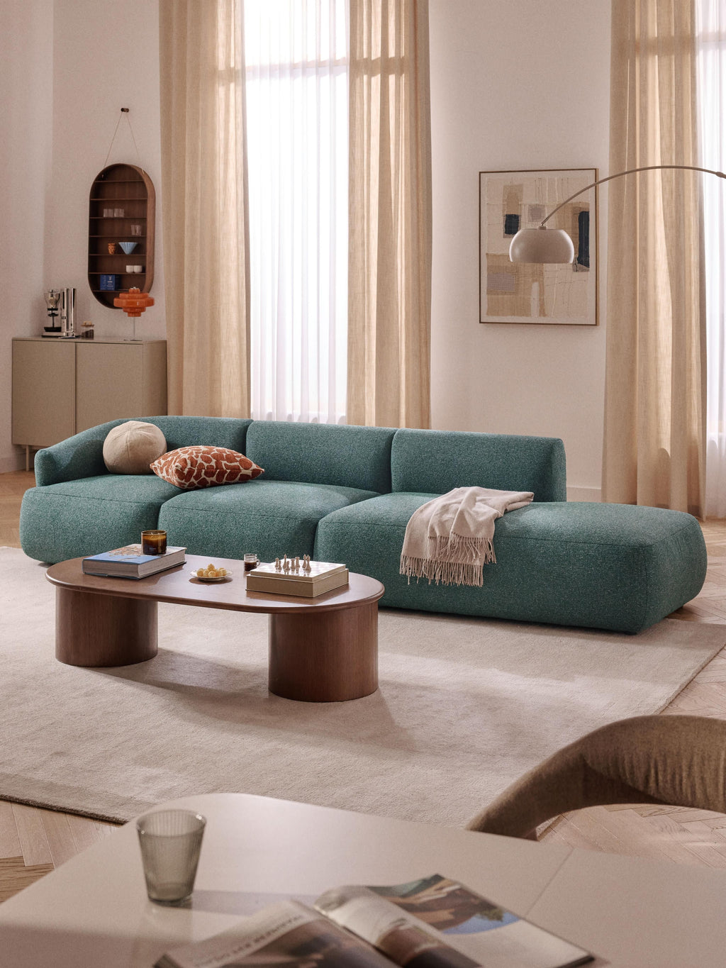 Sofia Bouclé Chaise Module