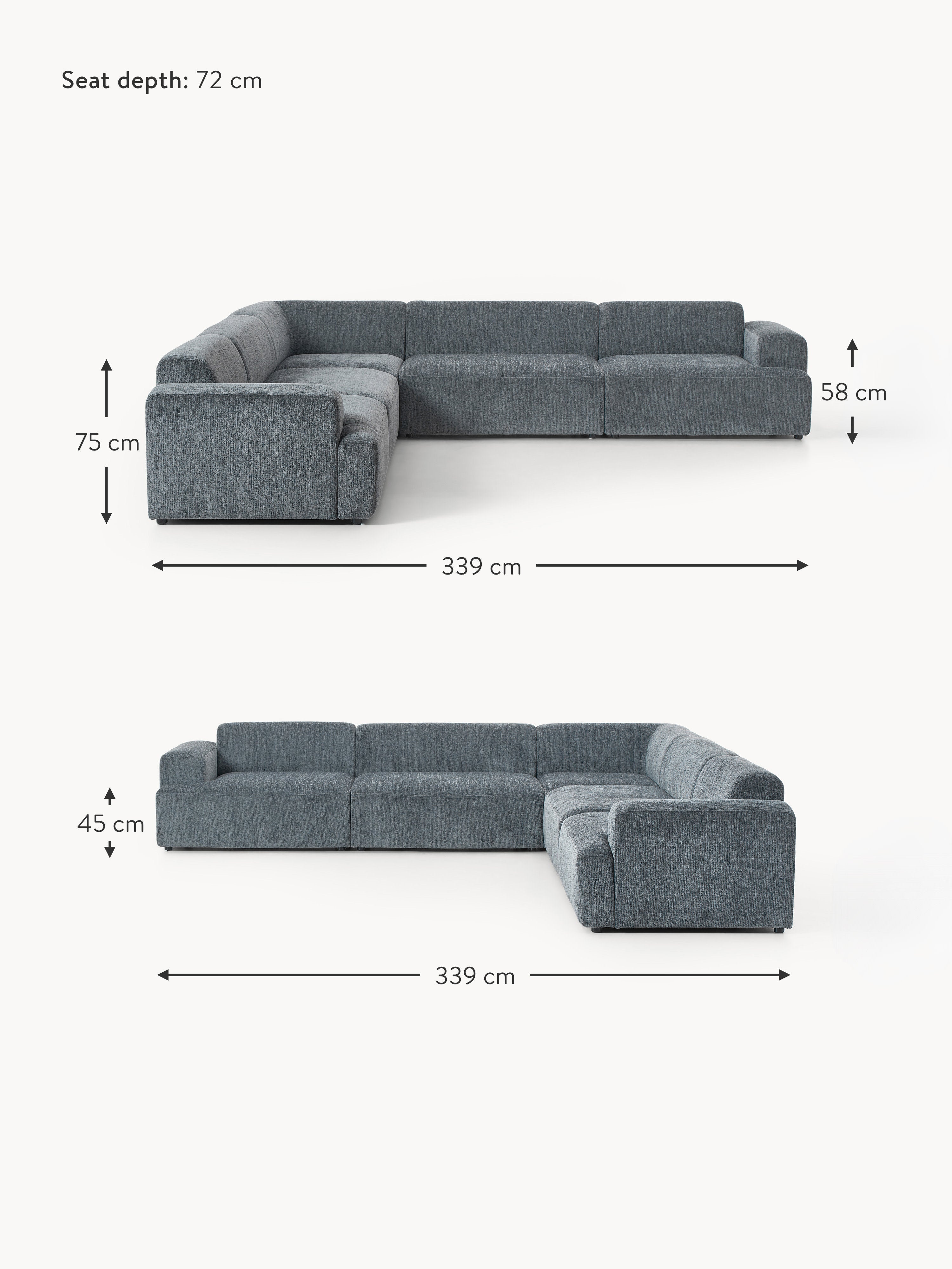 Melva XL Corner Sofa