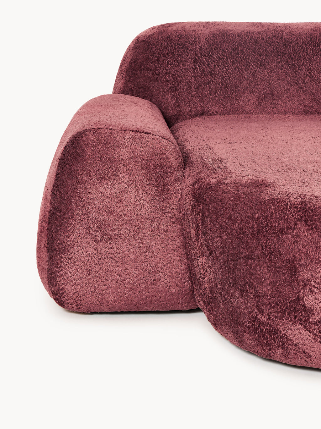 Wolke Modular Teddy Bouclé Corner Sofa (3-seater)