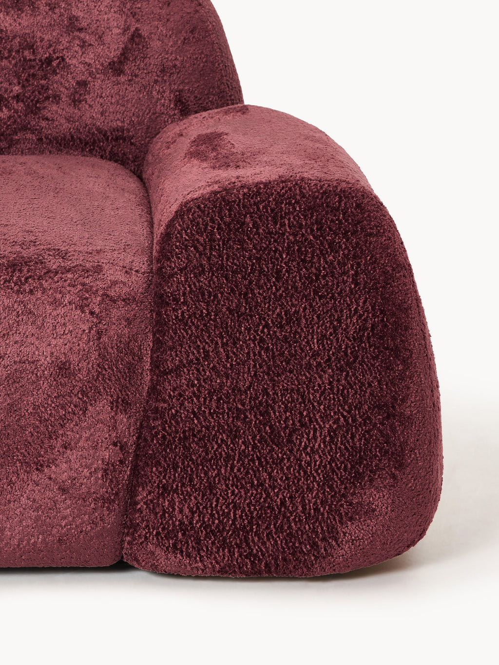 Wolke Modular Teddy Bouclé Corner Sofa (3-seater)