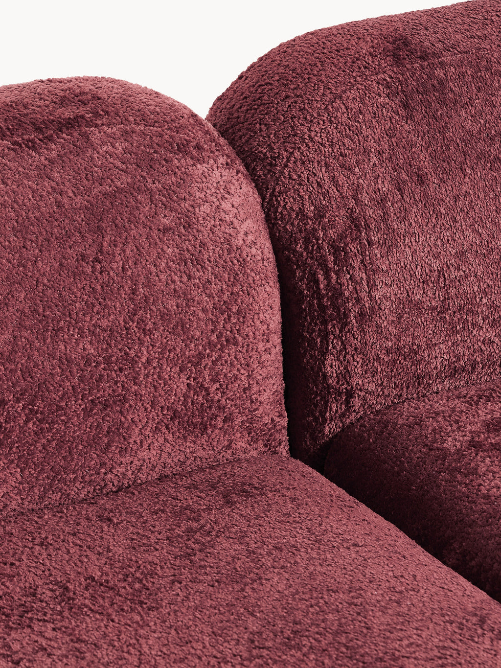 Wolke Modular Teddy Bouclé Corner Sofa (3-seater)