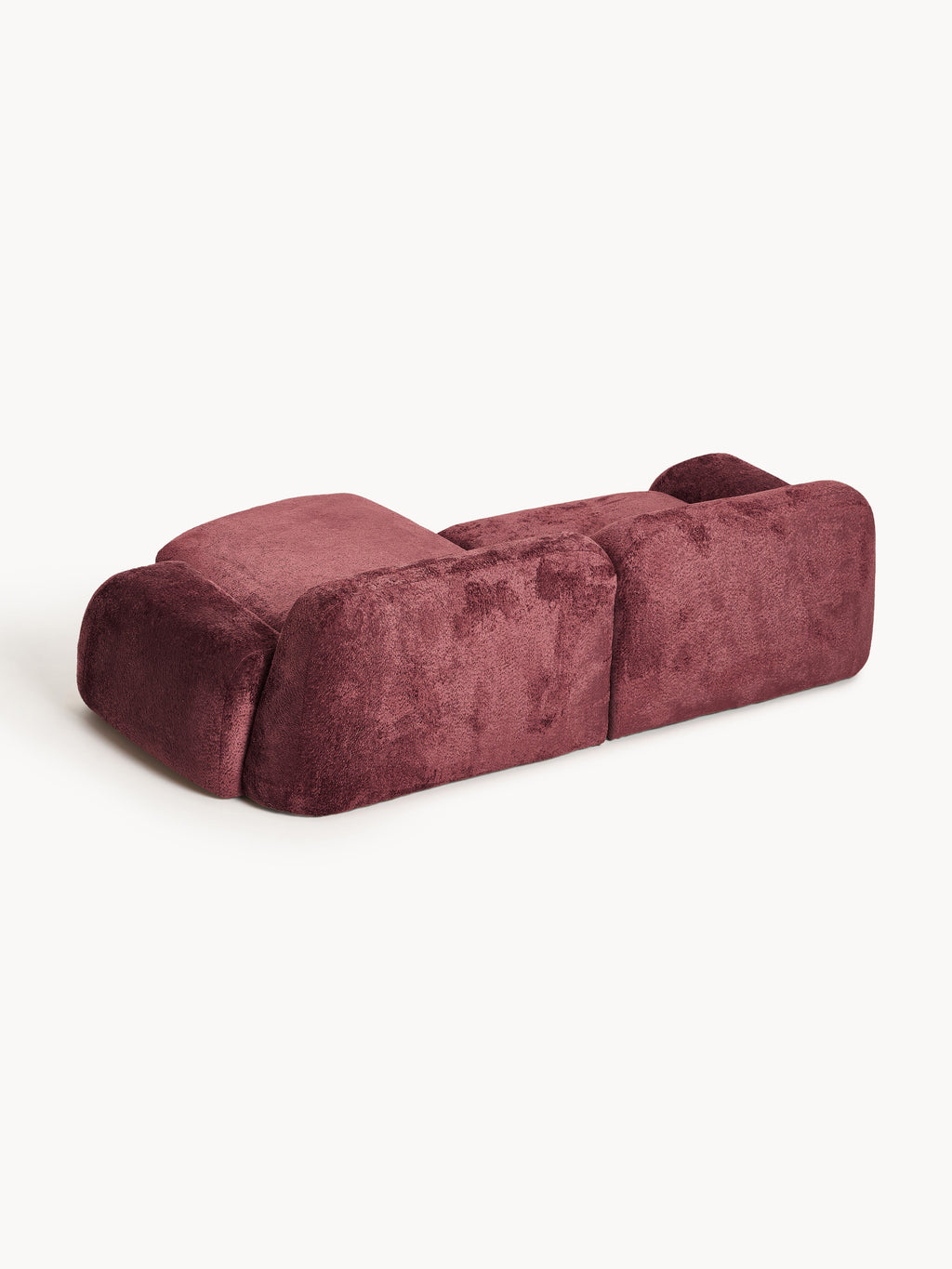 Wolke Modular Teddy Bouclé Corner Sofa (3-seater)