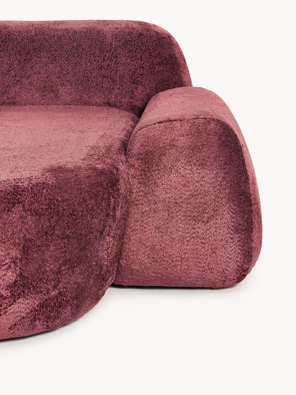 Wolke Modular Teddy Bouclé Corner Sofa (3-seater)