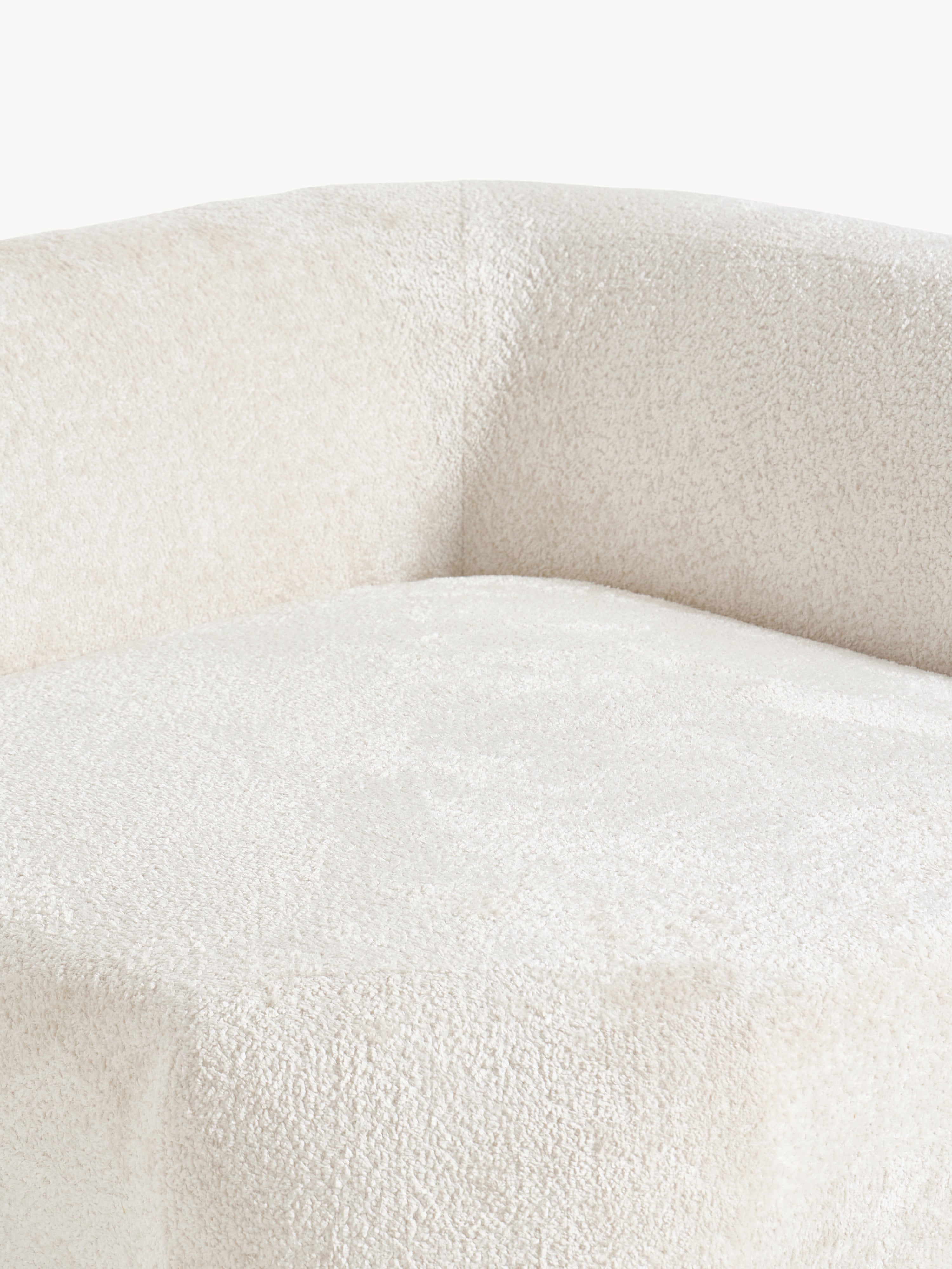 Wolke Modular Teddy Bouclé Corner Sofa (4-seater) with Chaise End