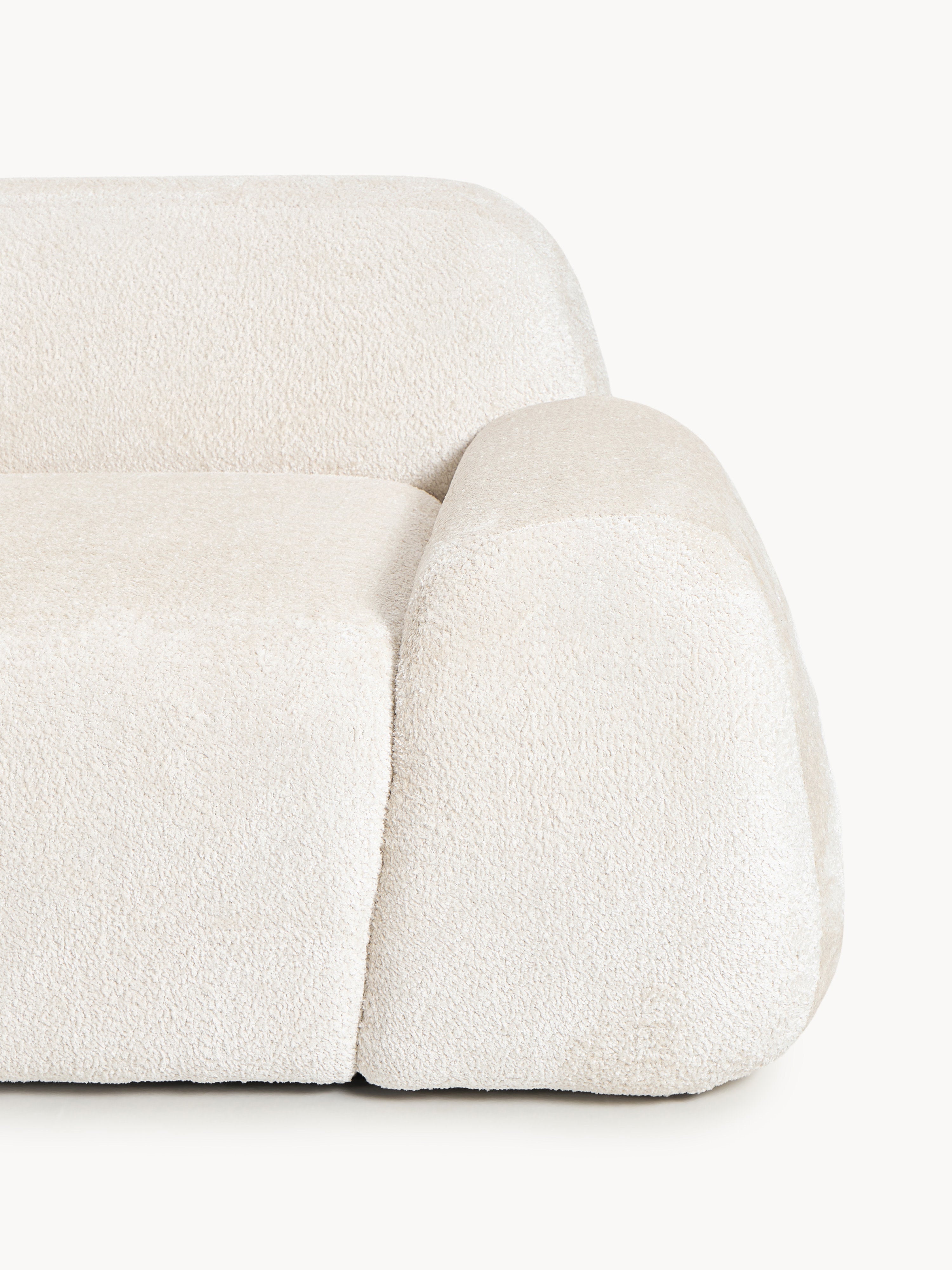 Wolke Modular Teddy Bouclé Corner Sofa (4-seater) with Chaise End