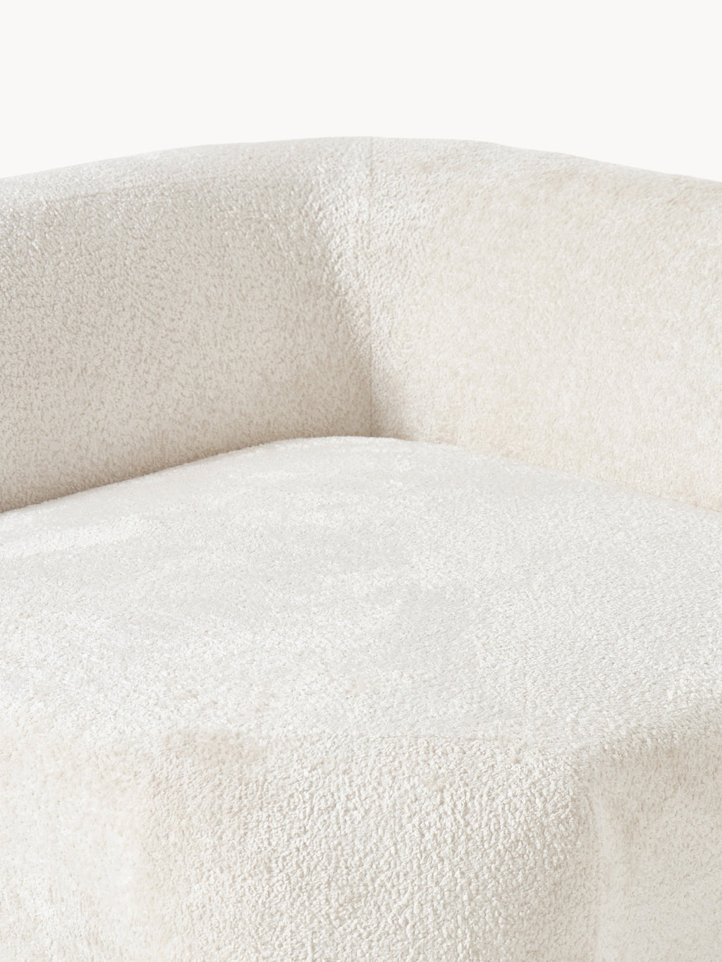 Wolke Modular Teddy Bouclé Corner Sofa (4-seater) with Chaise End