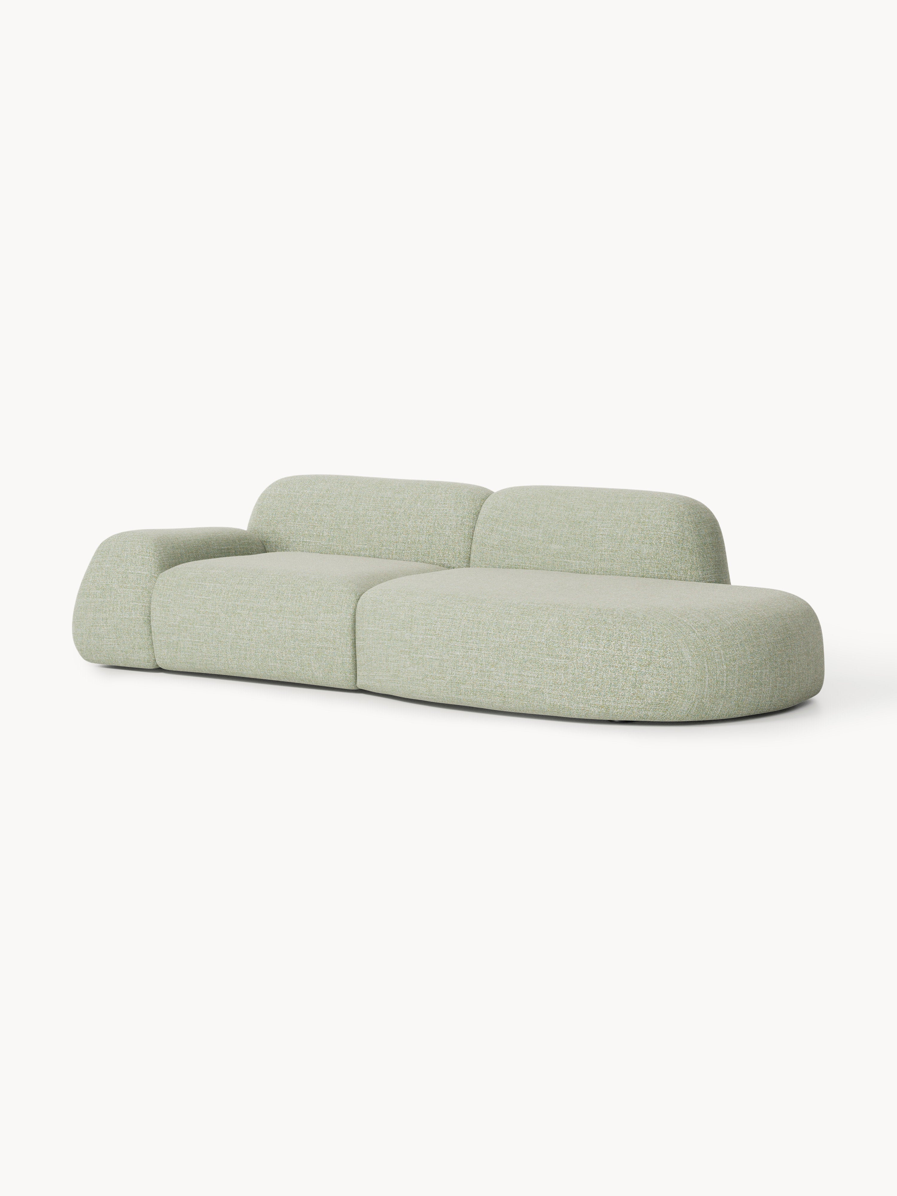 Wolke Modular Bouclé Chaise (3-seater)