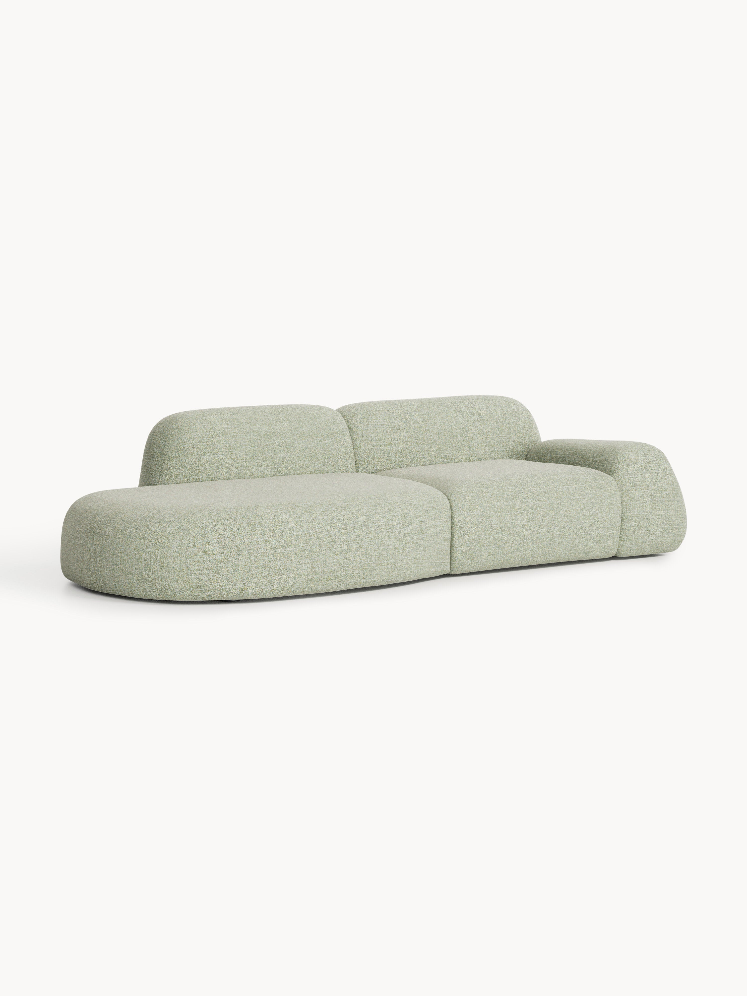 Wolke Modular Bouclé Chaise (3-seater)