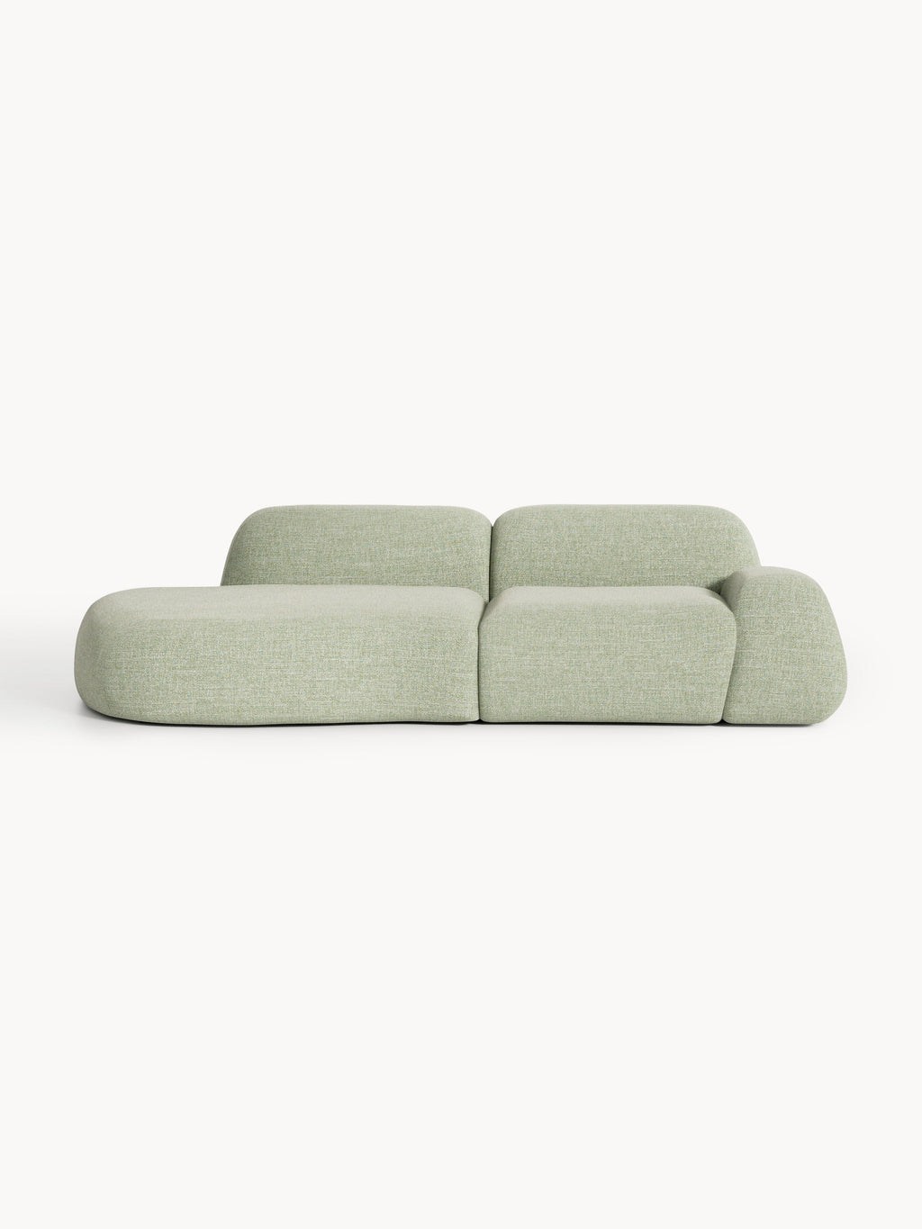 Wolke Modular Bouclé Chaise (3-seater)