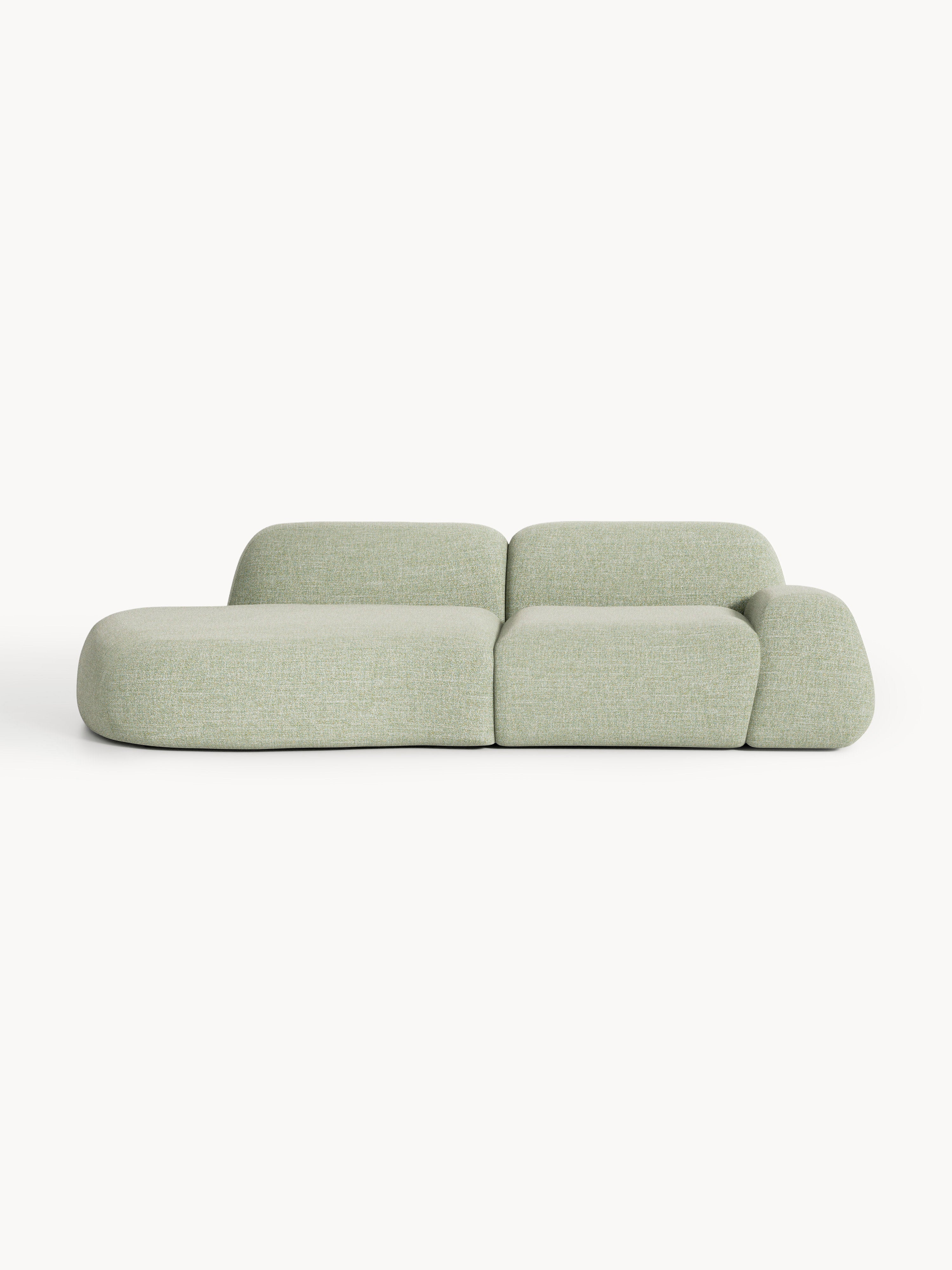 Wolke Modular Bouclé Chaise (3-seater)