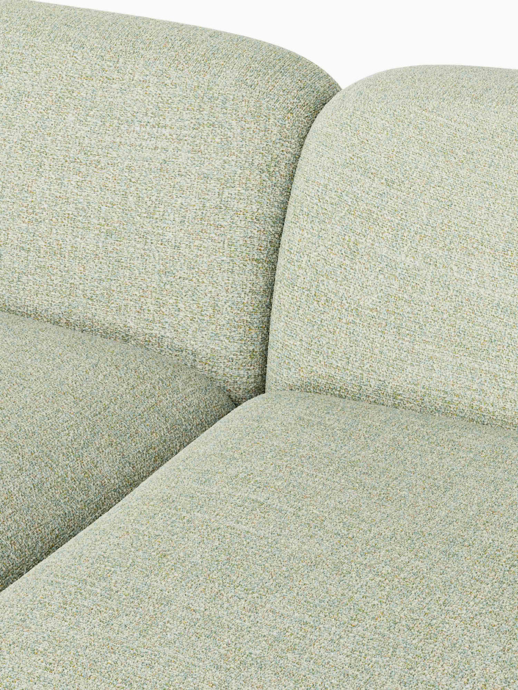 Wolke Modular Bouclé Chaise (3-seater)