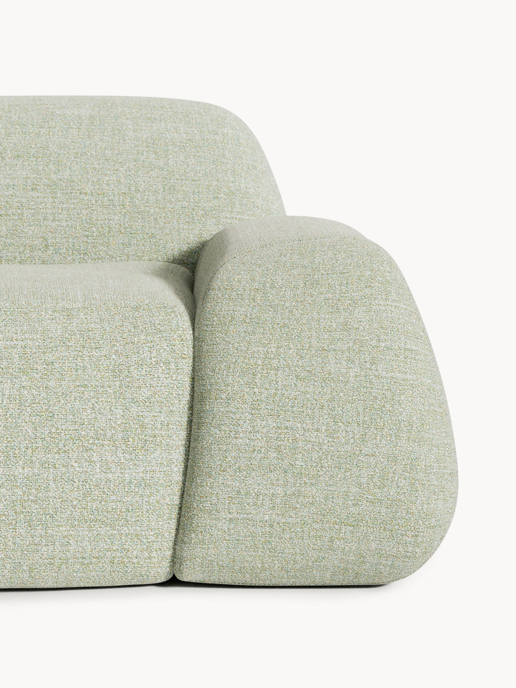 Wolke Modular Bouclé Chaise (3-seater)