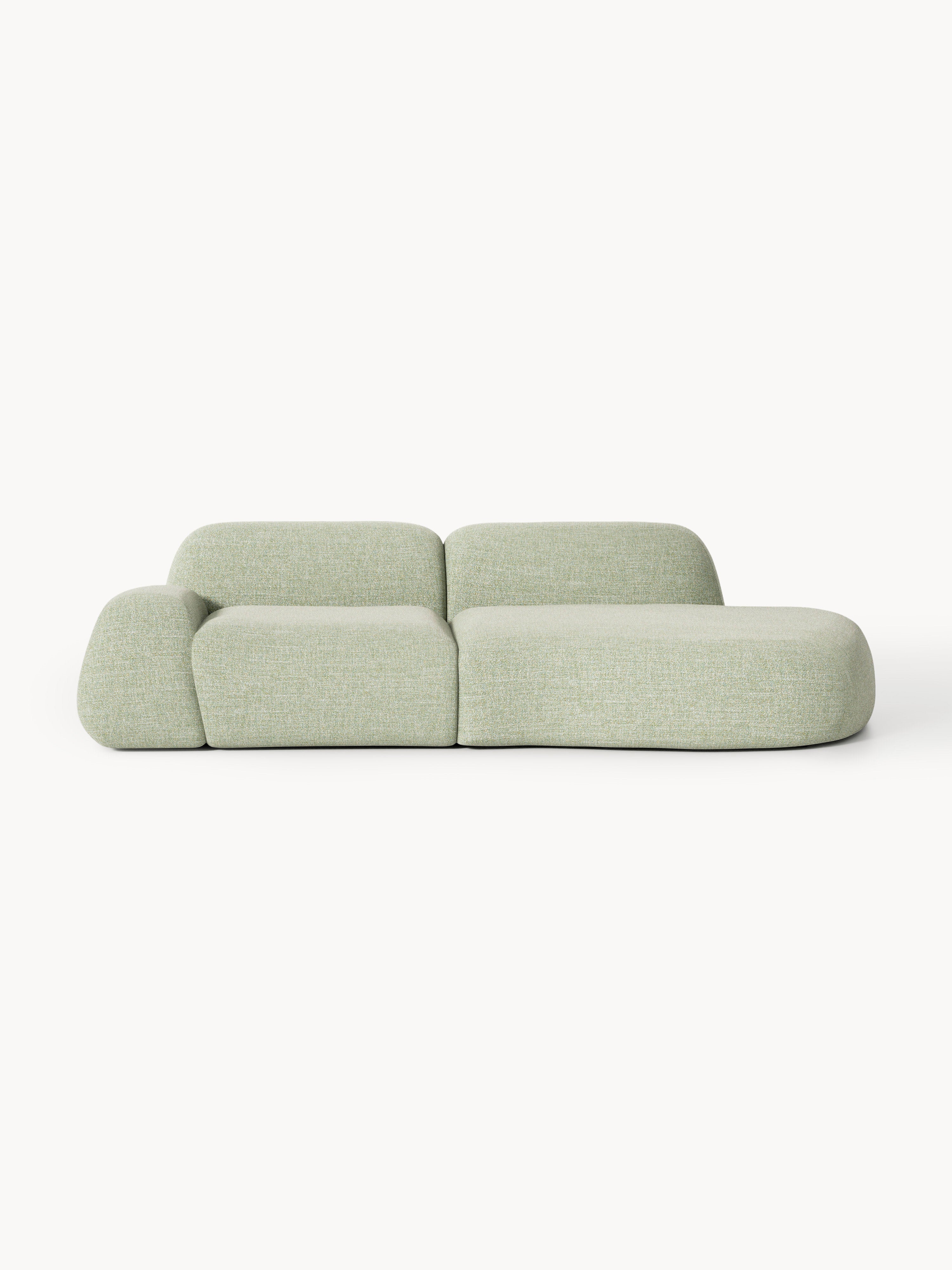 Wolke Modular Bouclé Chaise (3-seater)
