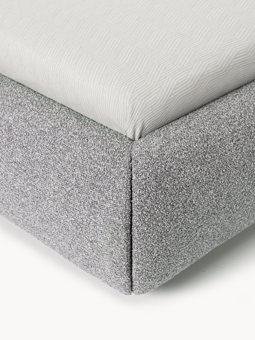 Alba Upholstered Bouclé Bed