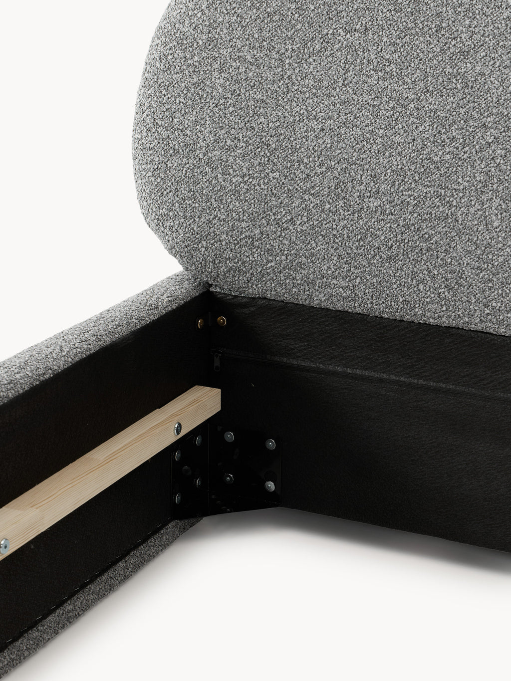 Alba Upholstered Bouclé Bed