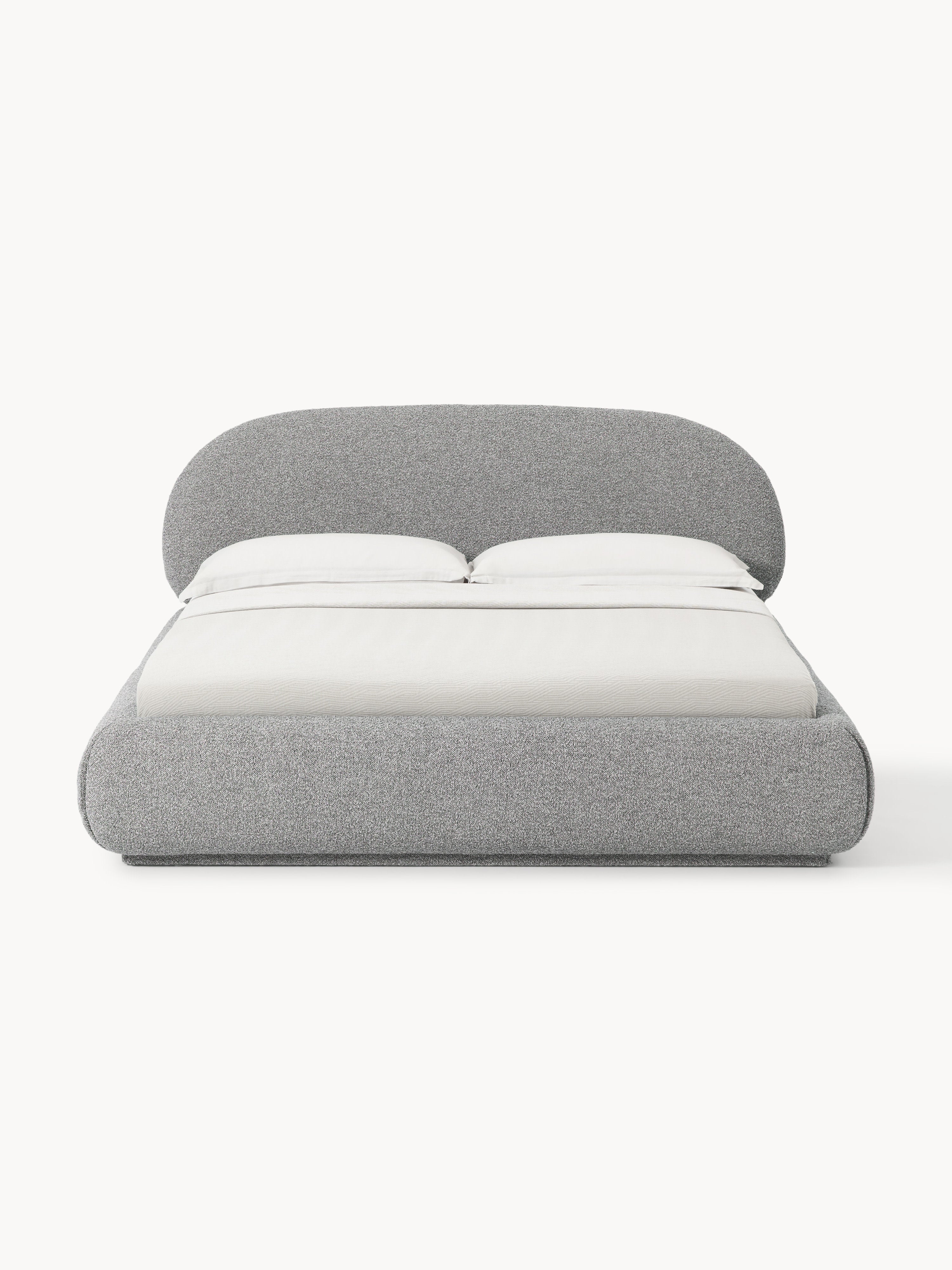 Alba Upholstered Bouclé Bed
