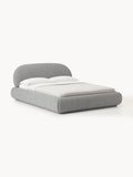 Gallery image 1 - Upholstered Bouclé Bed Alba