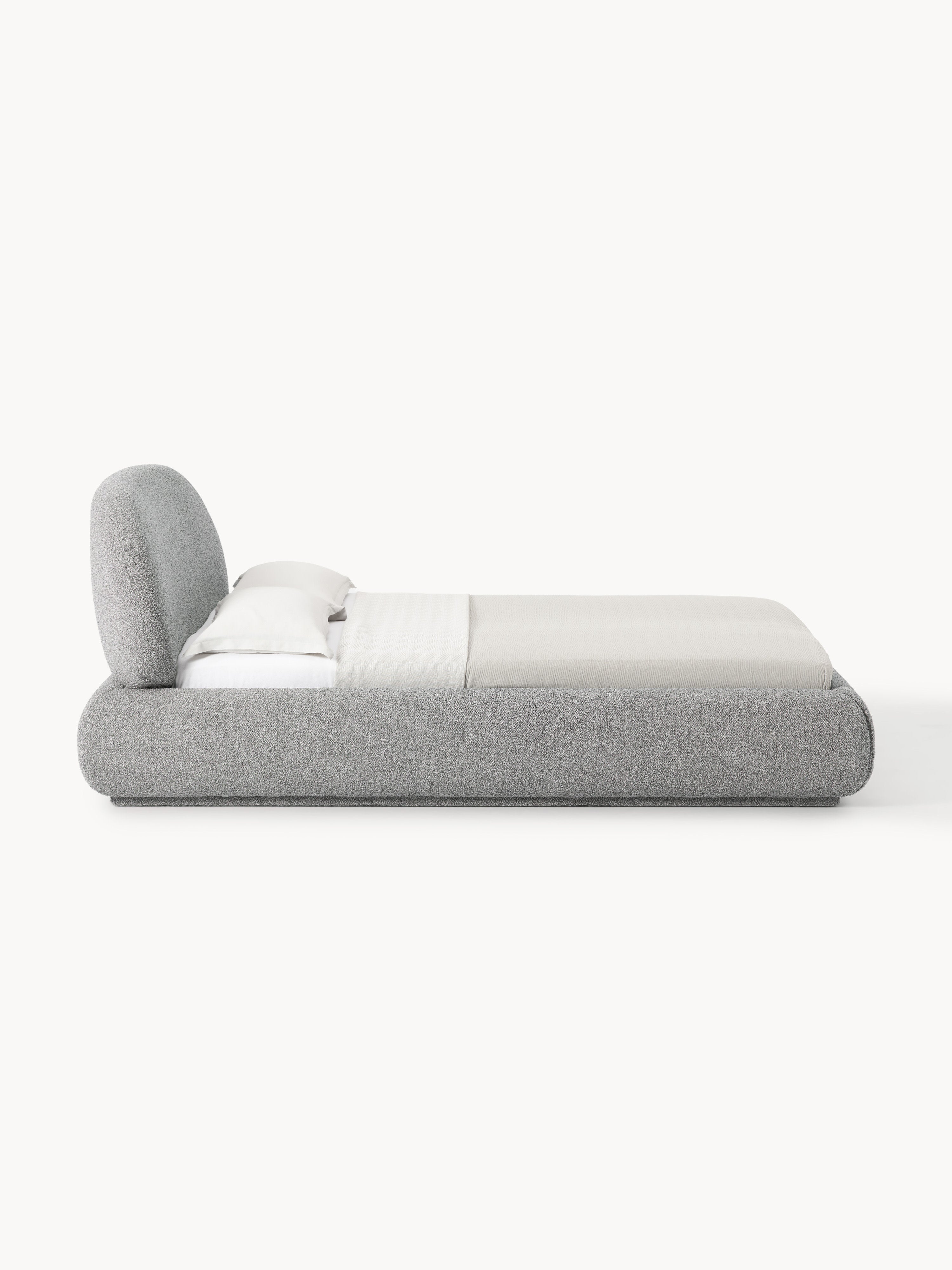 Alba Upholstered Bouclé Bed