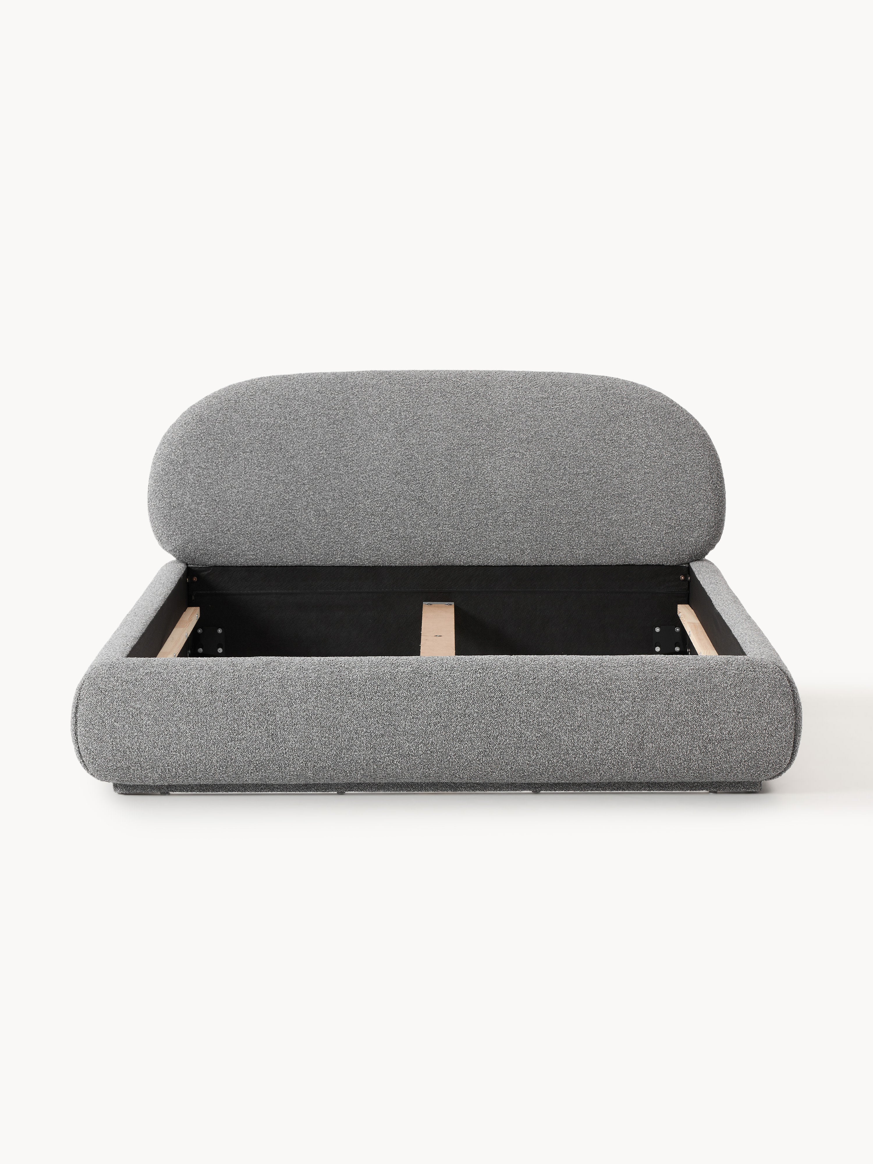 Alba Upholstered Bouclé Bed