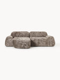 Gallery image 1 - Modular Teddy Bouclé Corner Sofa Wolke (3-seater)