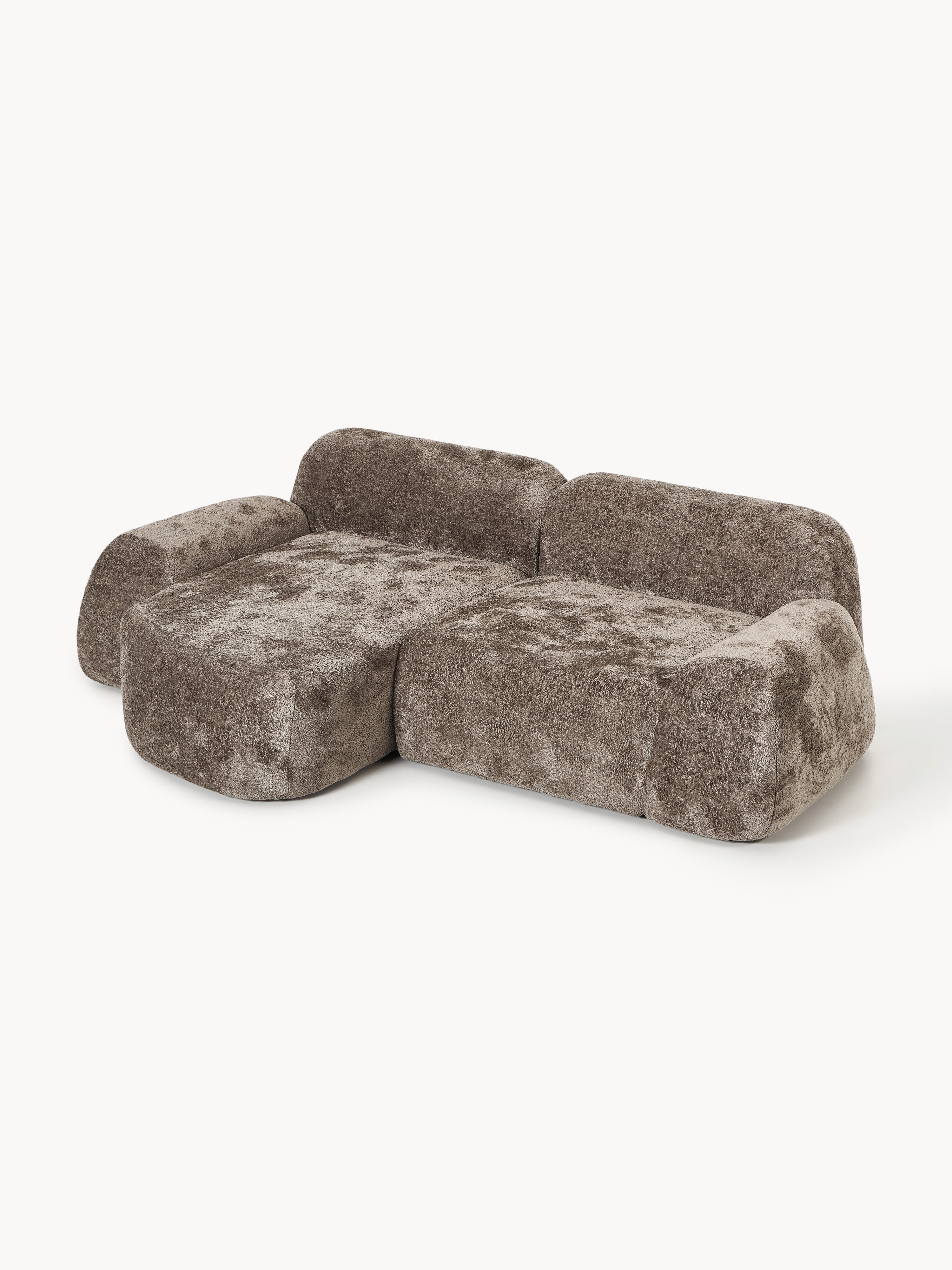 Wolke Modular Teddy Bouclé Corner Sofa (3-seater)
