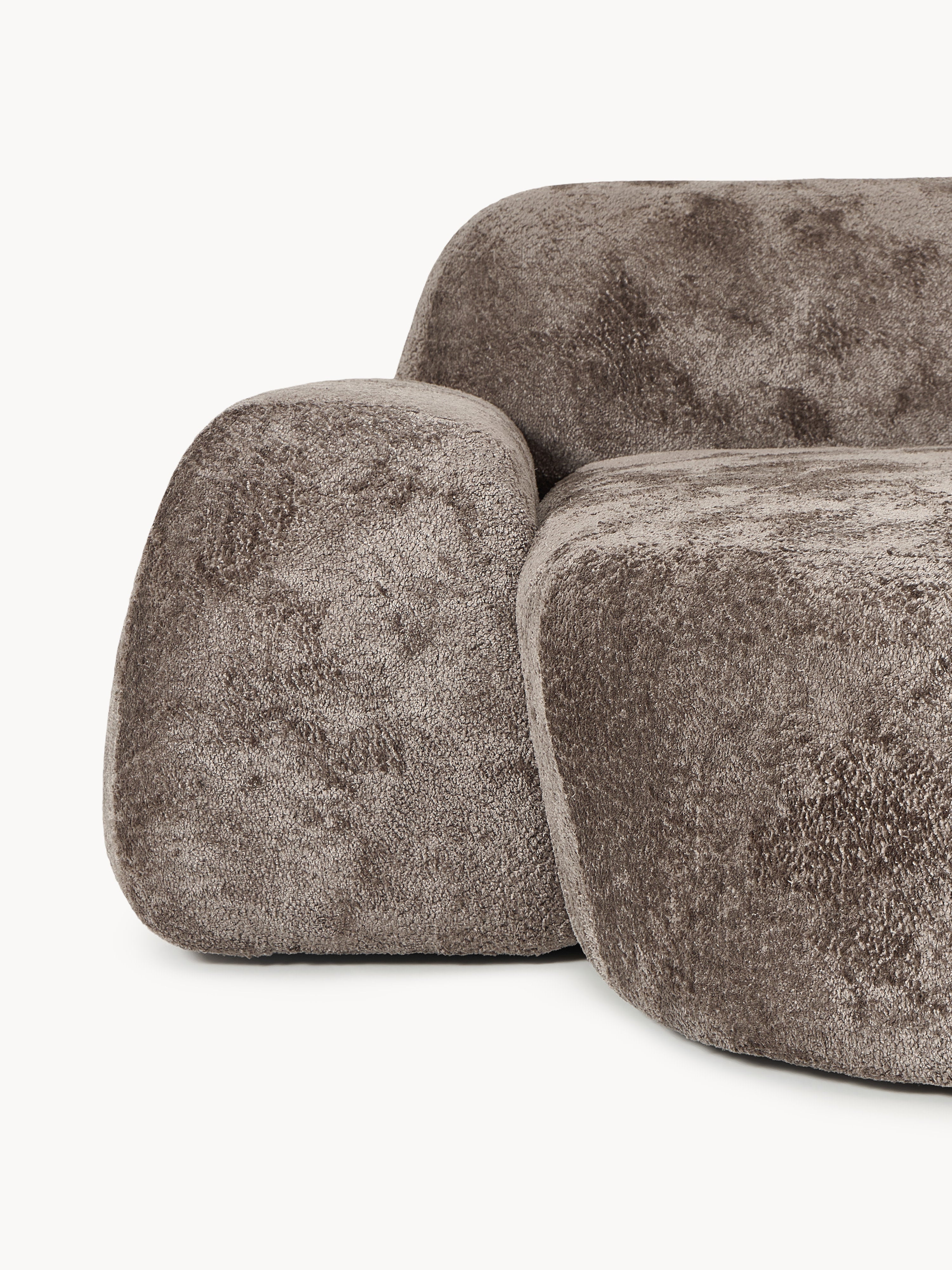Wolke Modular Teddy Bouclé Corner Sofa (3-seater)