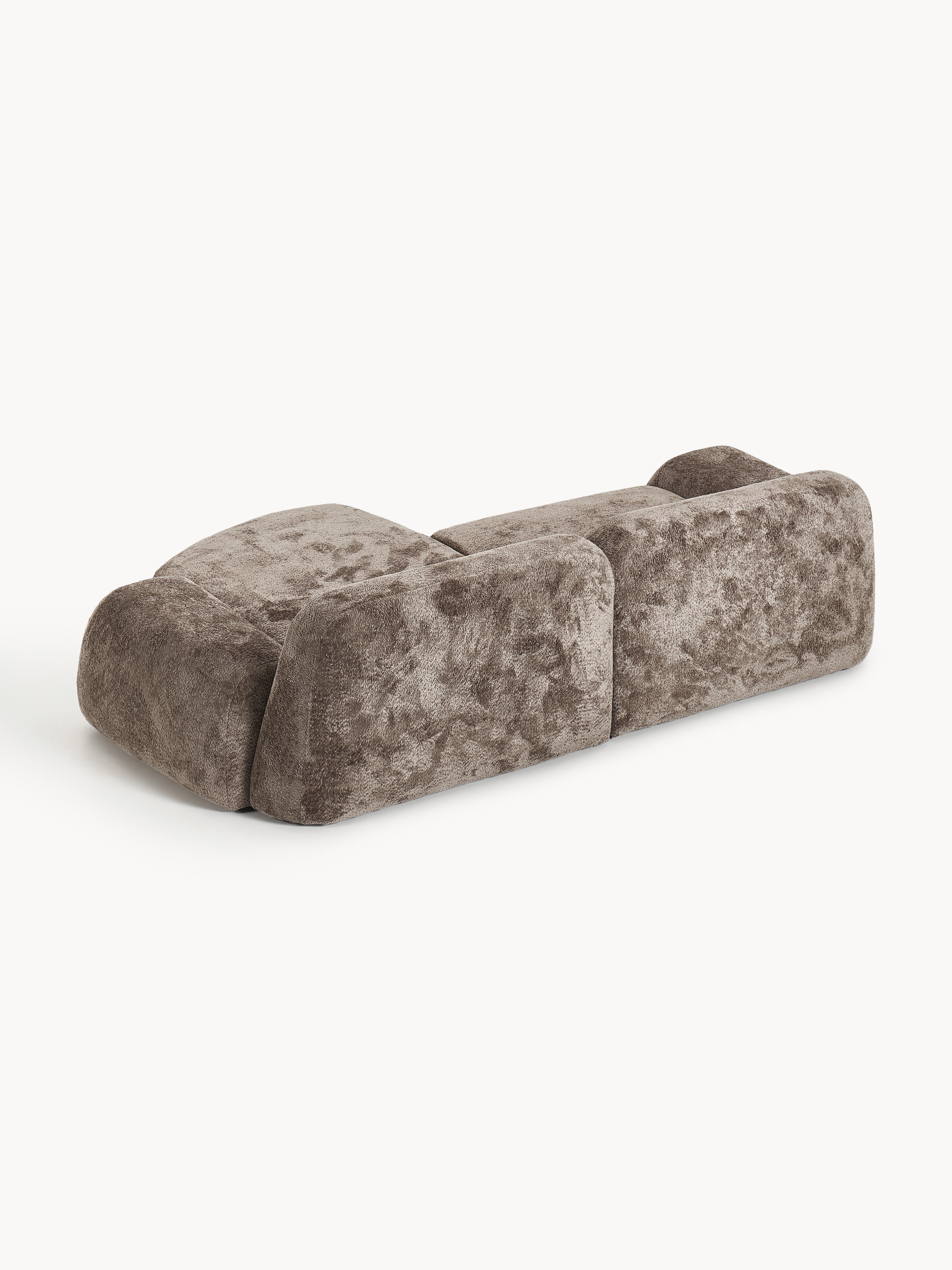 Wolke Modular Teddy Bouclé Corner Sofa (3-seater)