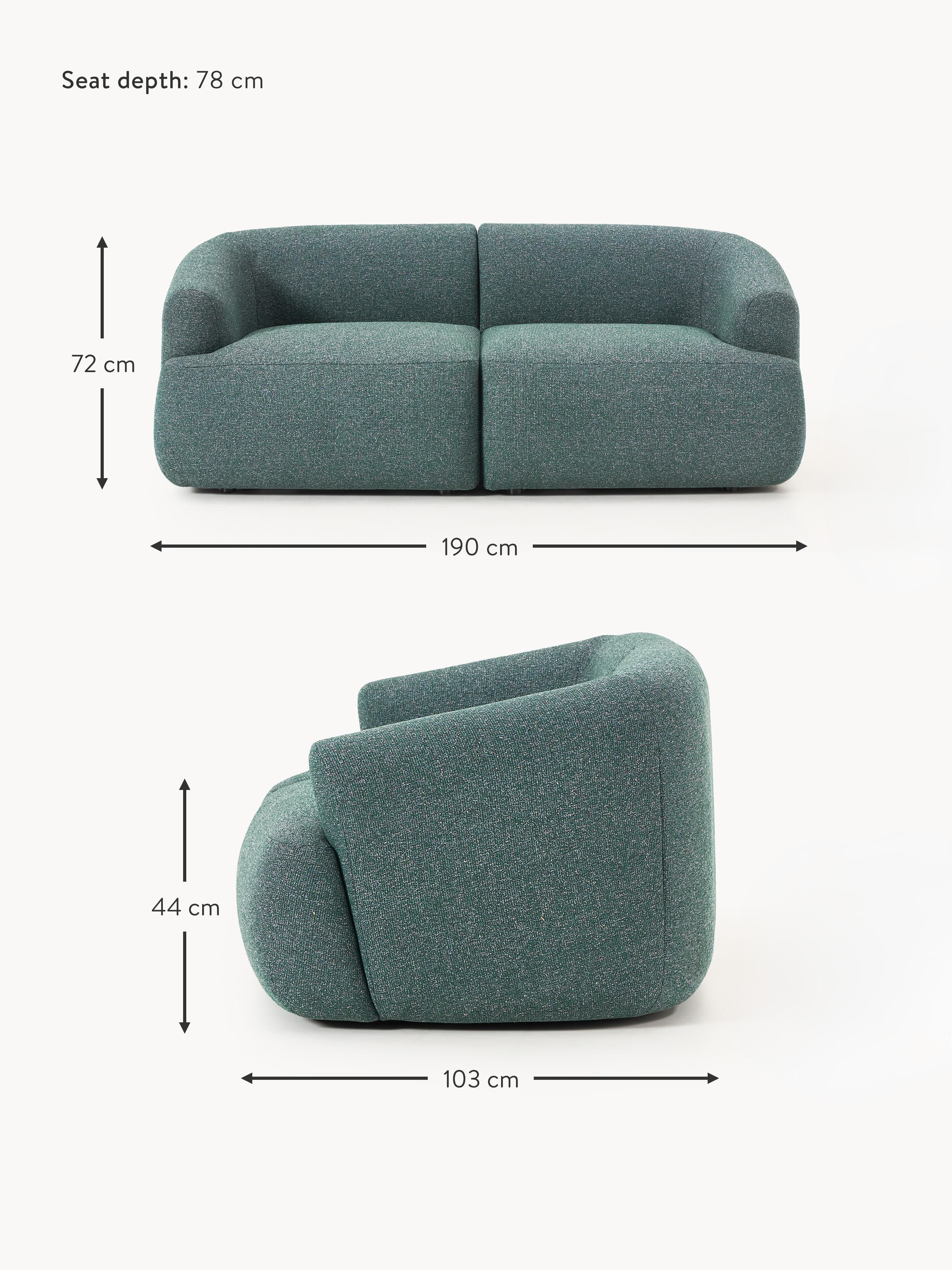 Sofia Modular Bouclé Sofa (2-seater)