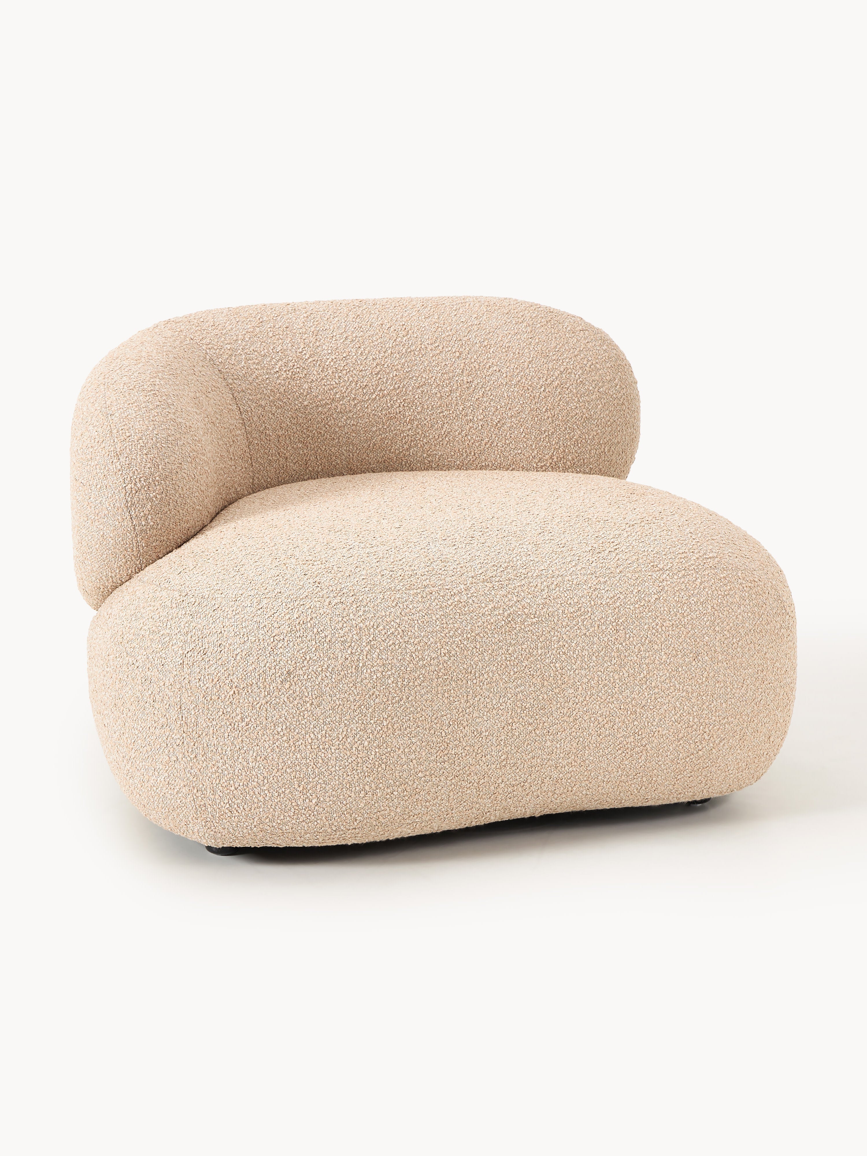 Gallery image 1 - Bouclé Lounge Armchair Alba