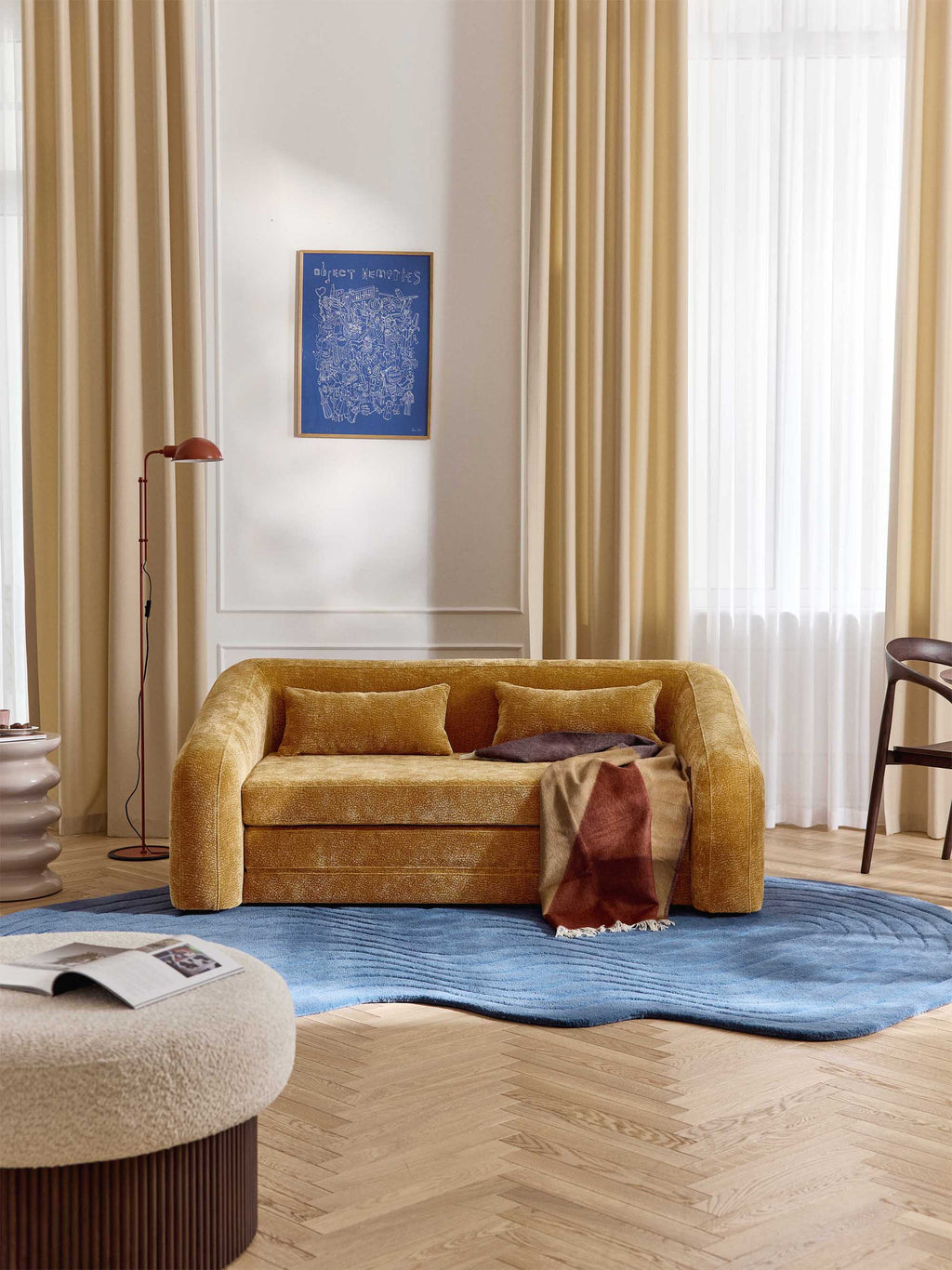 Aliza Organic-Shaped Hand-Tufted Wool Rug