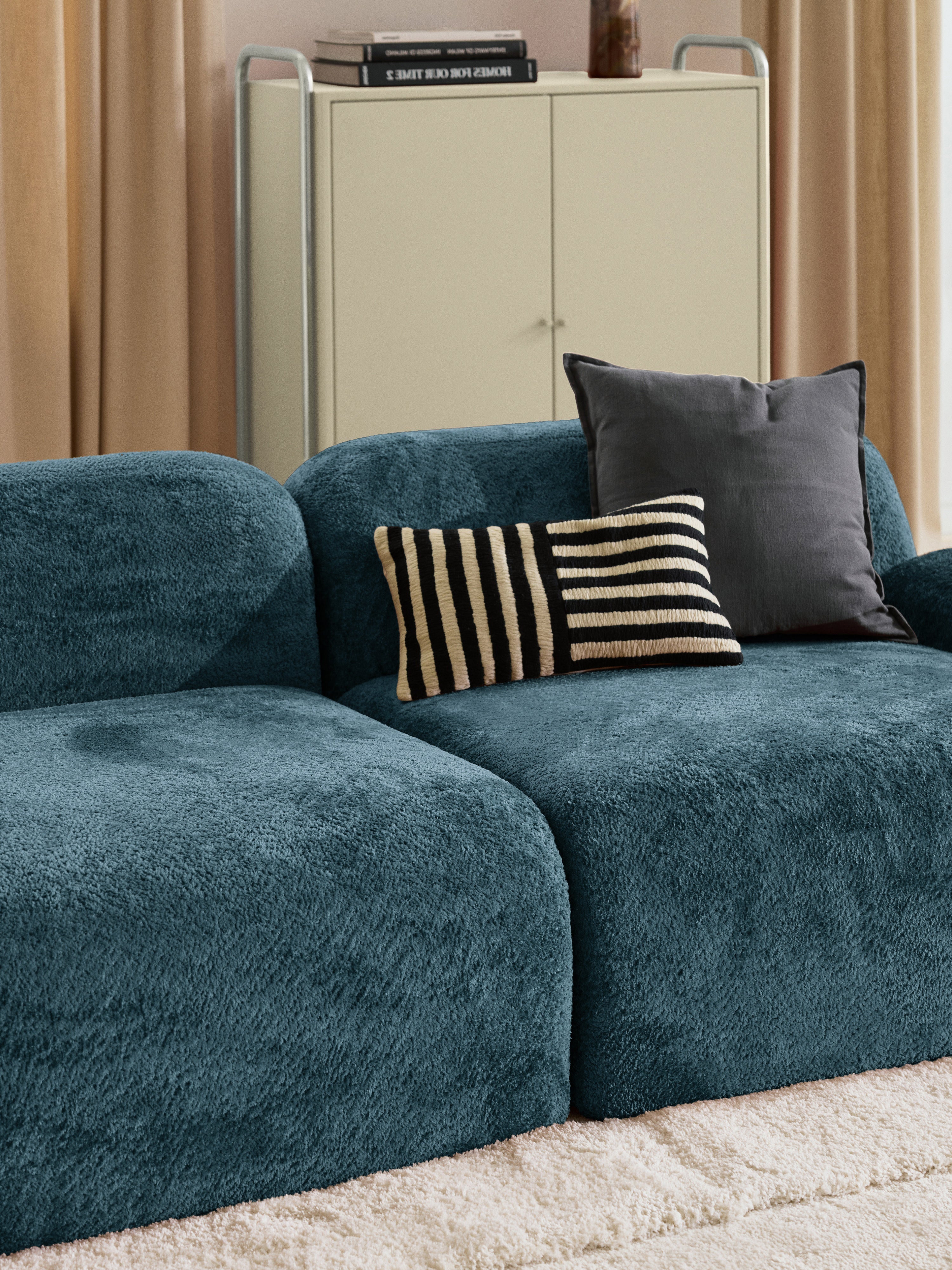 Wolke Modular Teddy Bouclé Chaise (3-seater)
