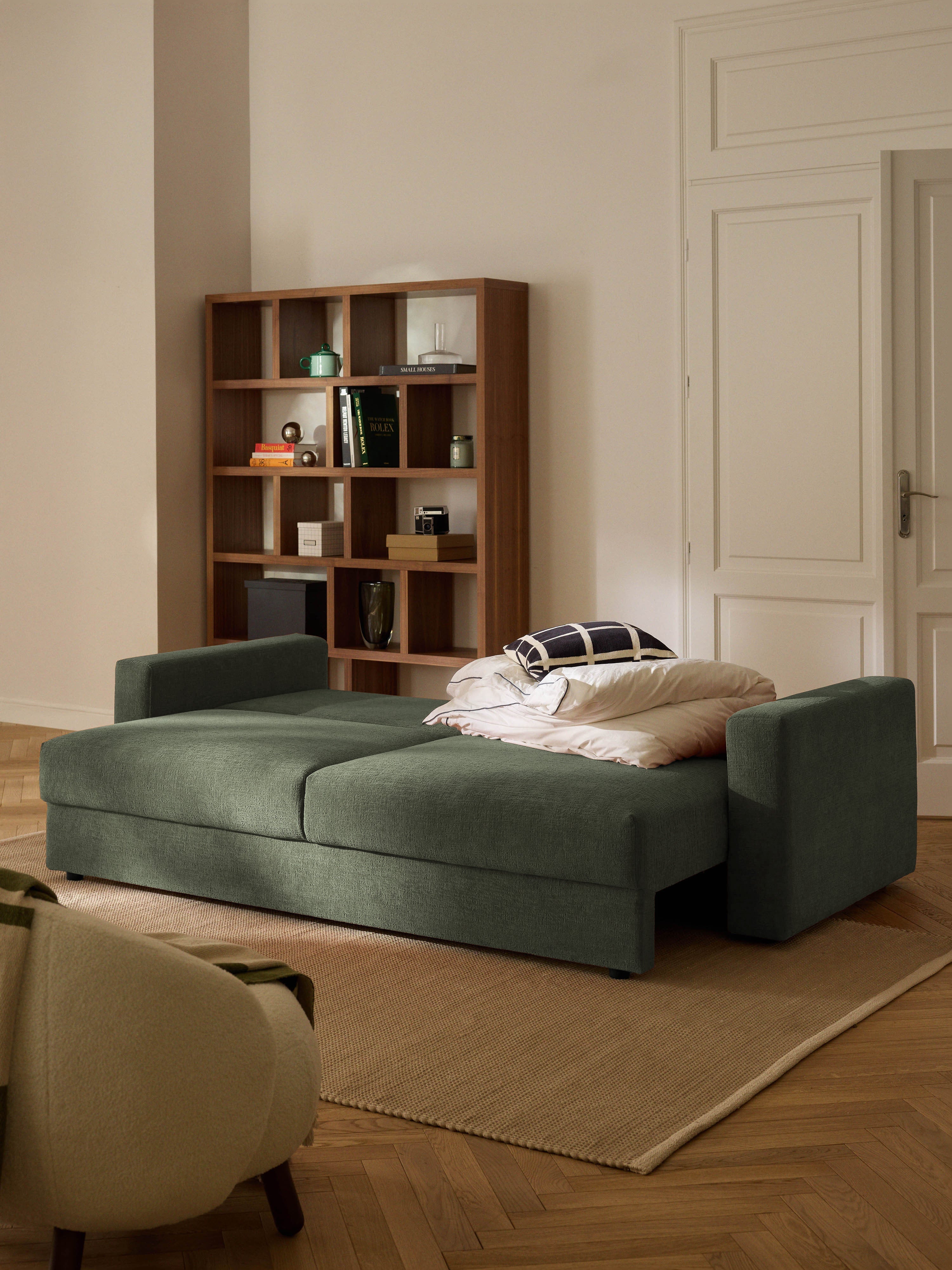 Tasha Velvet Sofa Bed (3-seater)