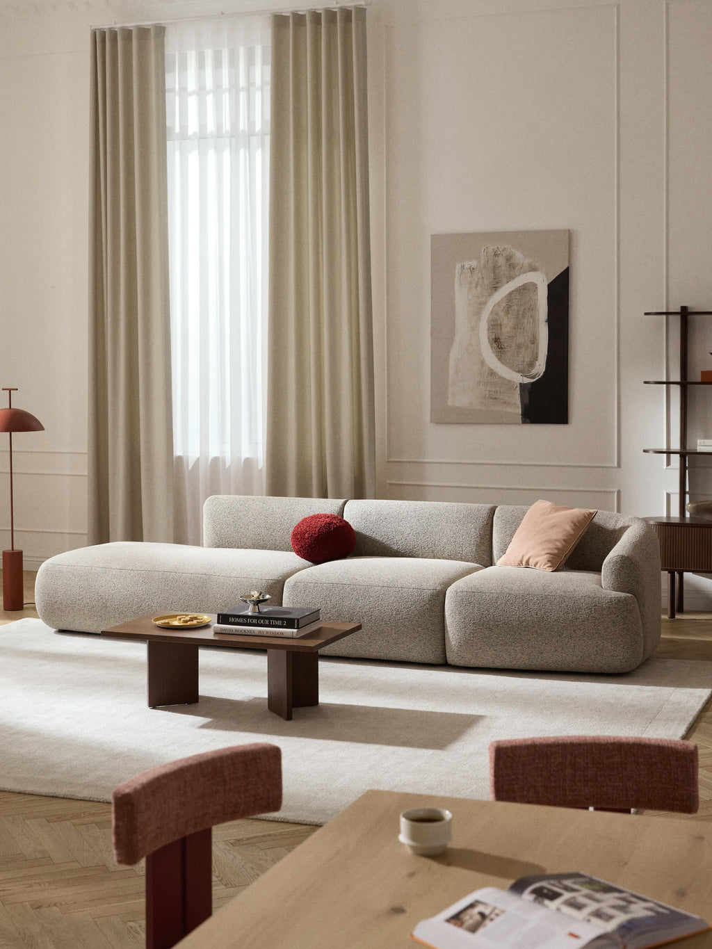 Sofia Bouclé Chaise Module