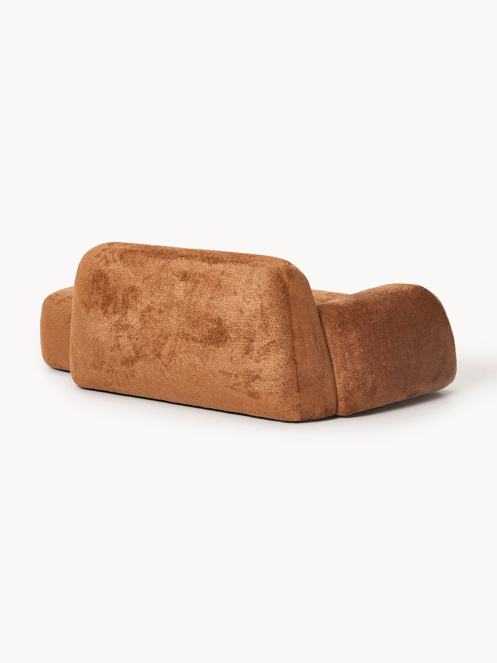 Wolke Teddy Bouclé Sofa (2-seater) with Chaise End