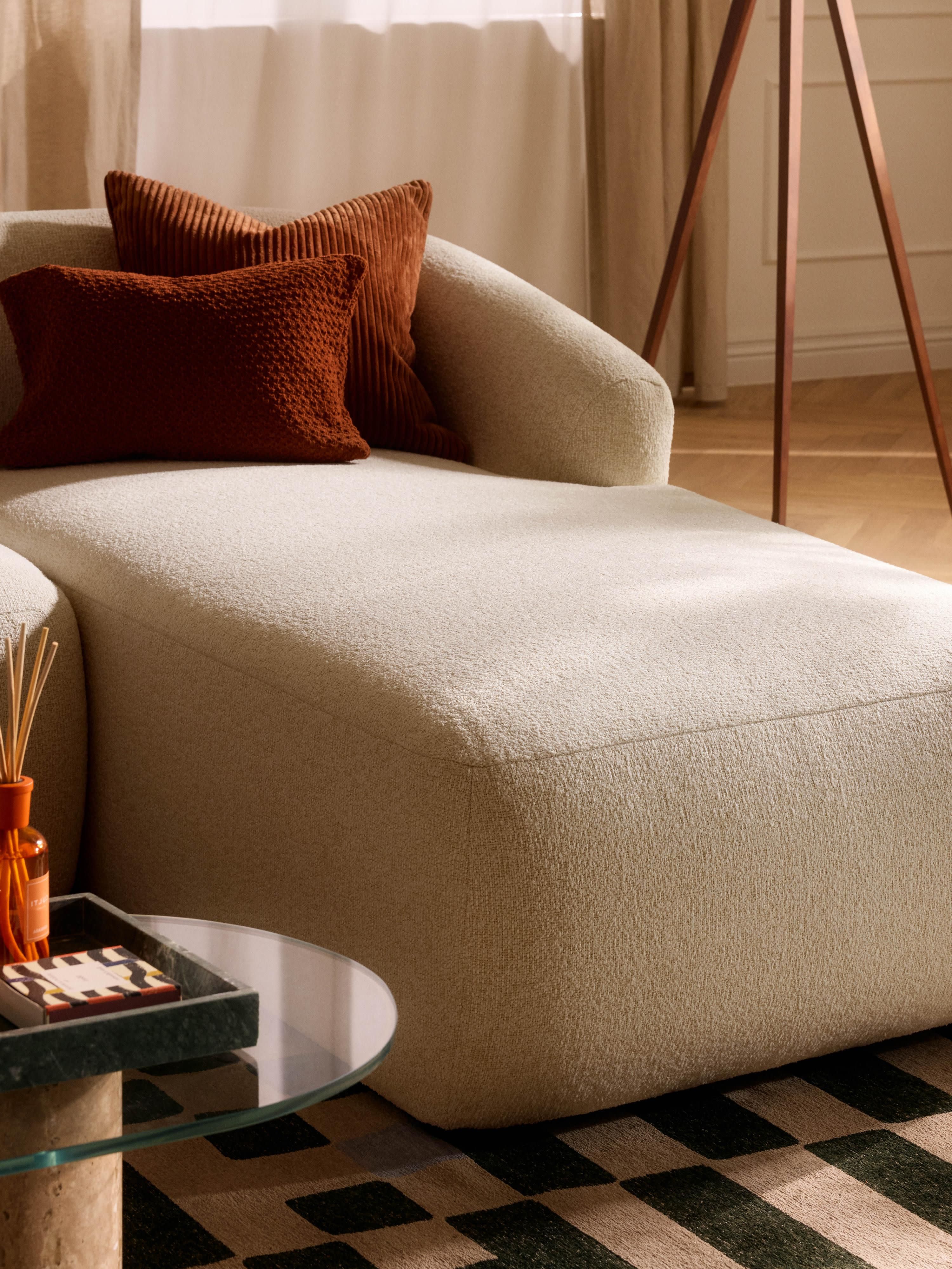 Sofia Bouclé Corner Chaise Module