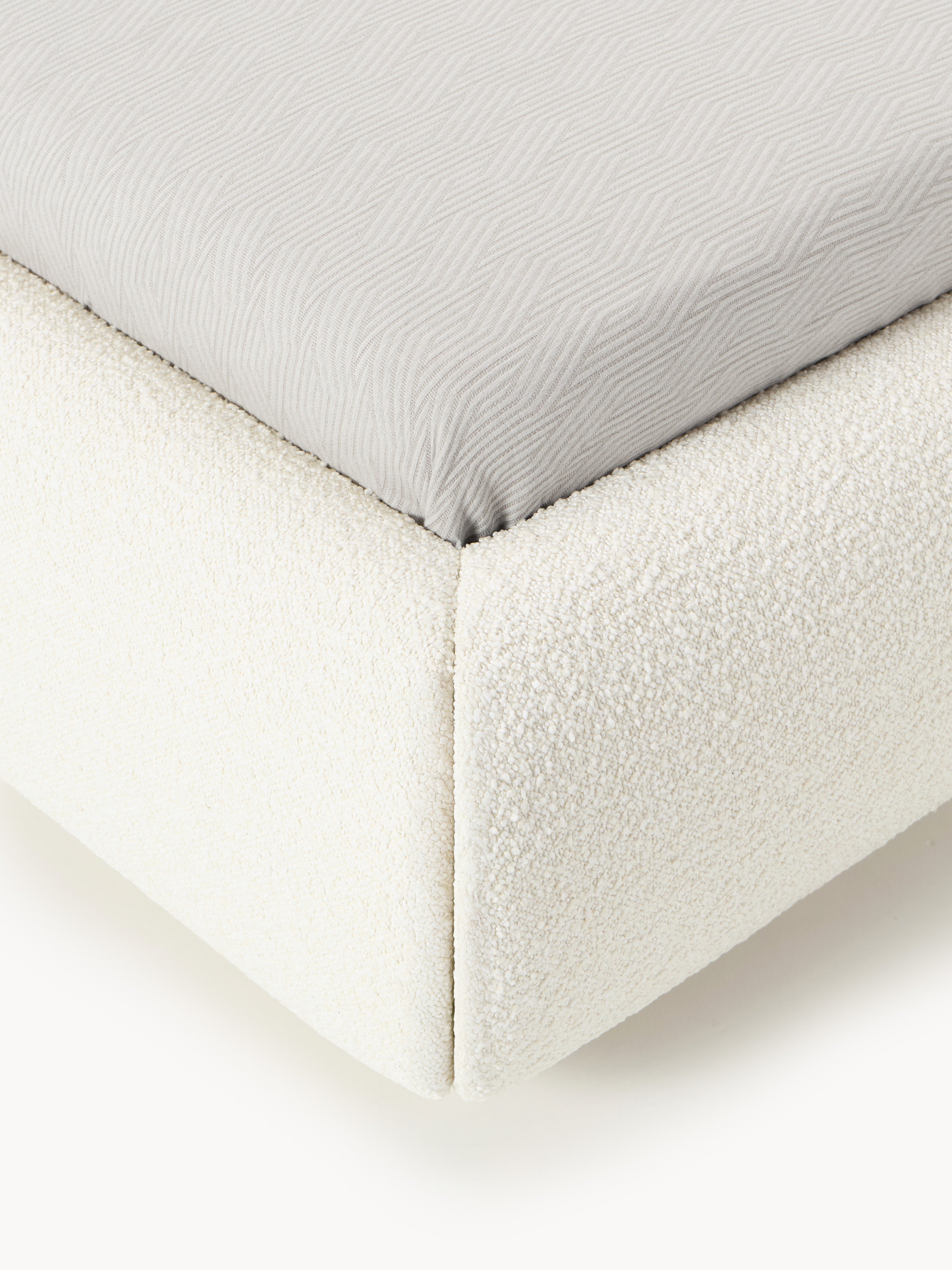 Alba Upholstered Bouclé Bed with Storage