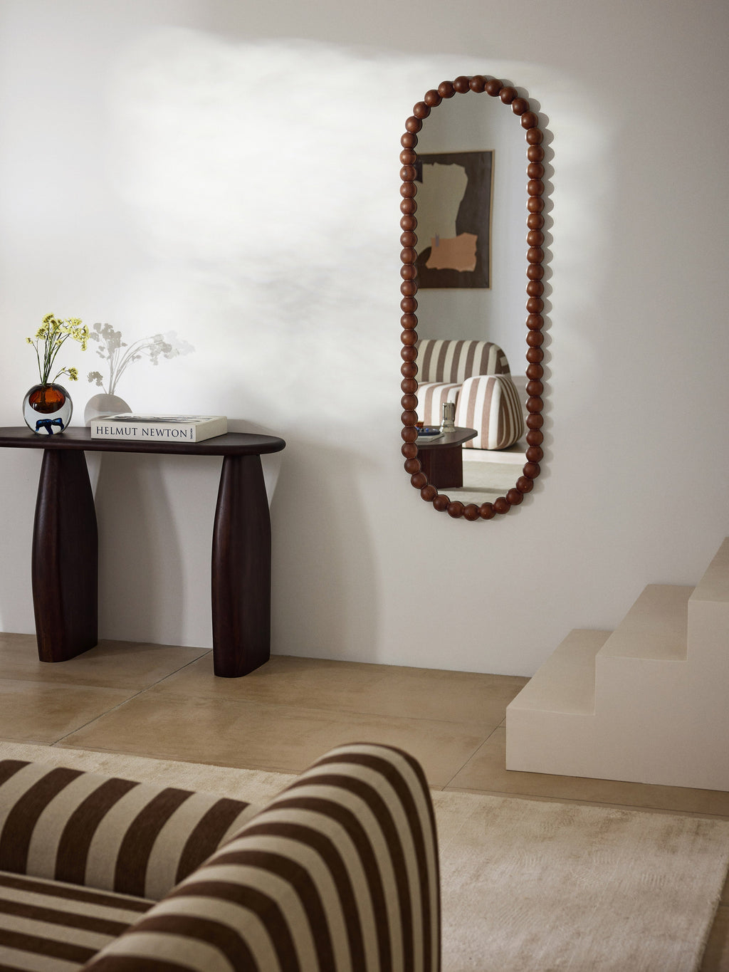 Ayu Full-Length Wall Mirror with Acacia Wood Frame