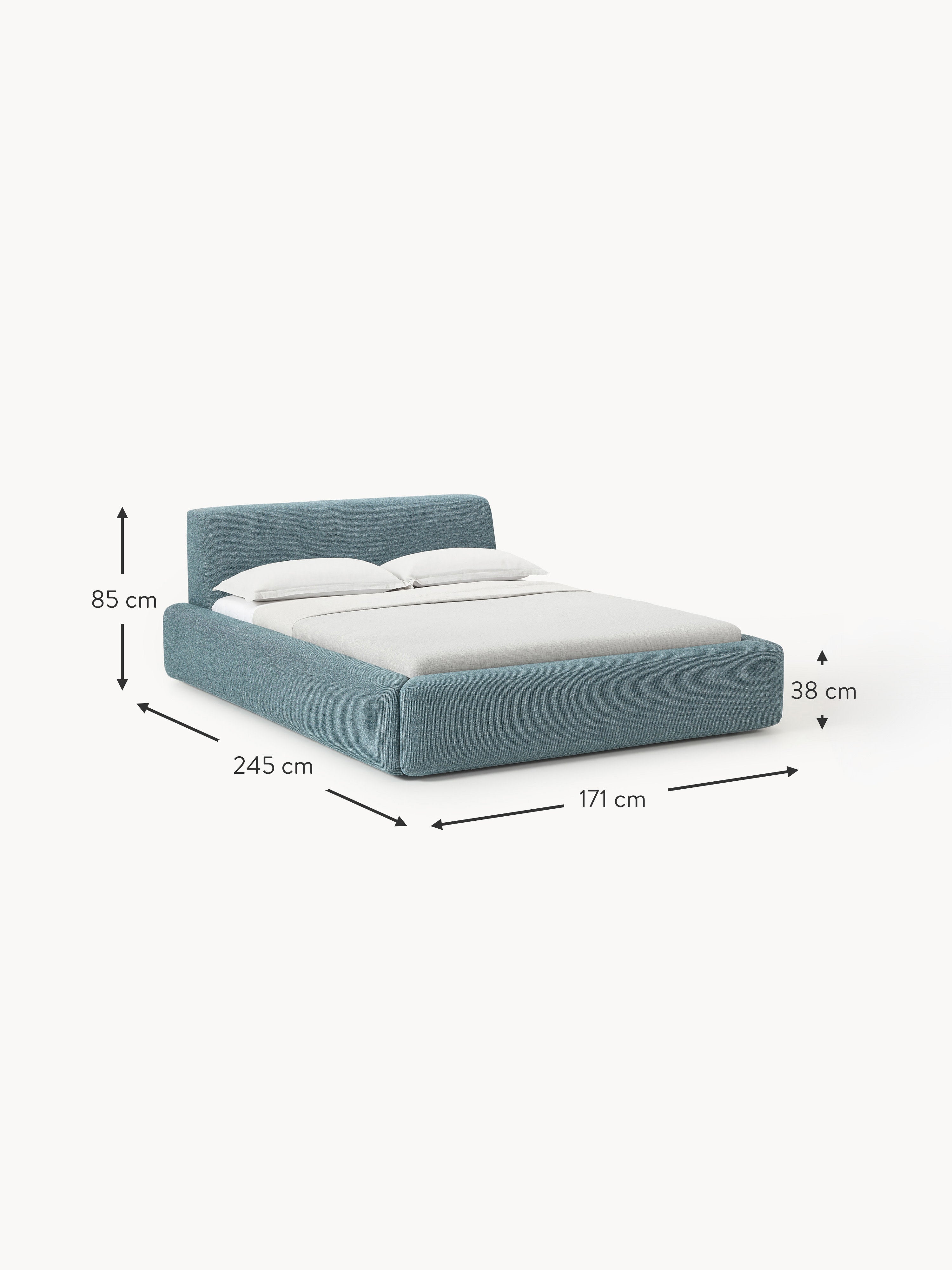 Melva Upholstered Bed with Storage