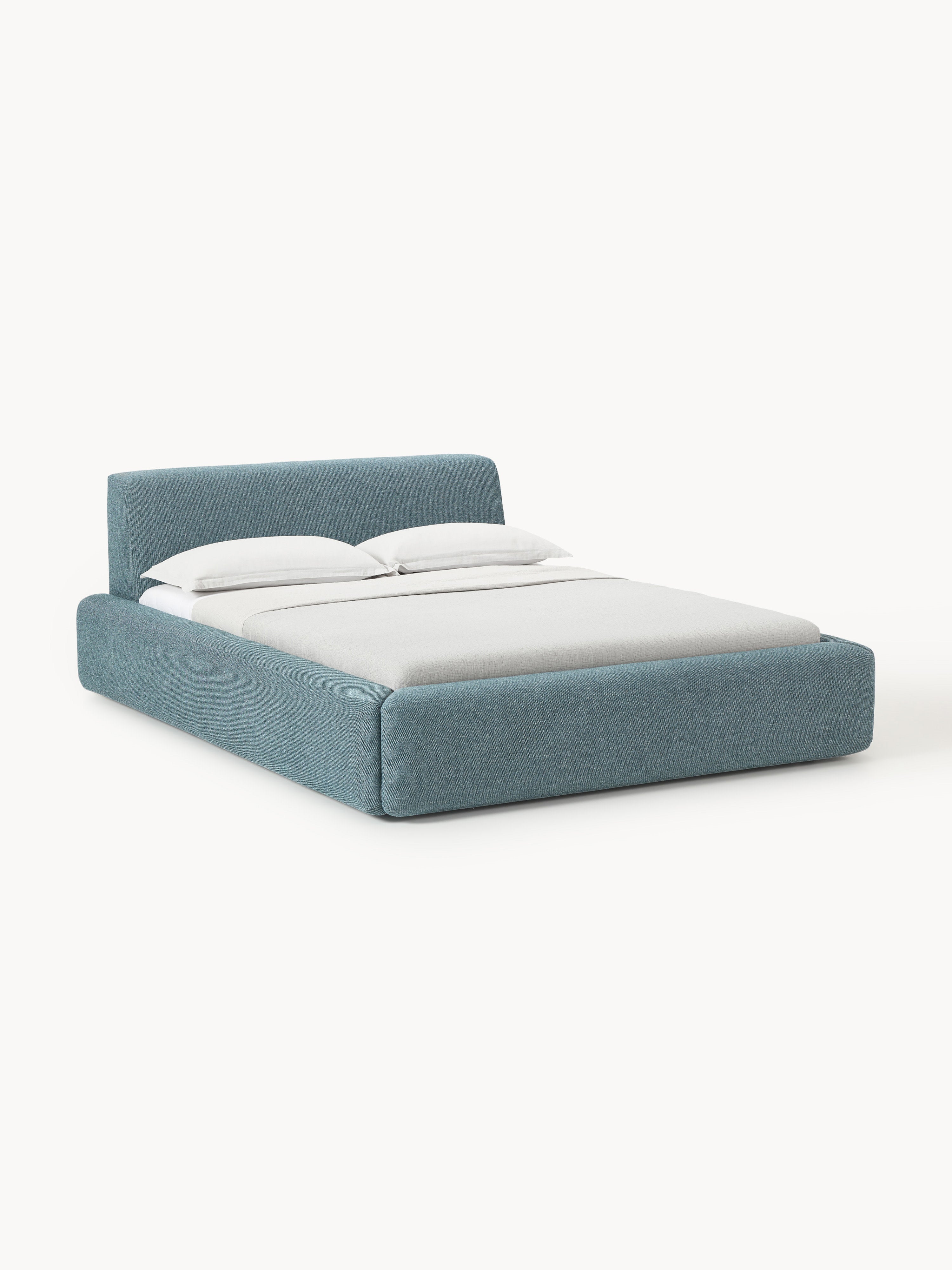 Gallery image 1 - Upholstered Bed Melva with Storage