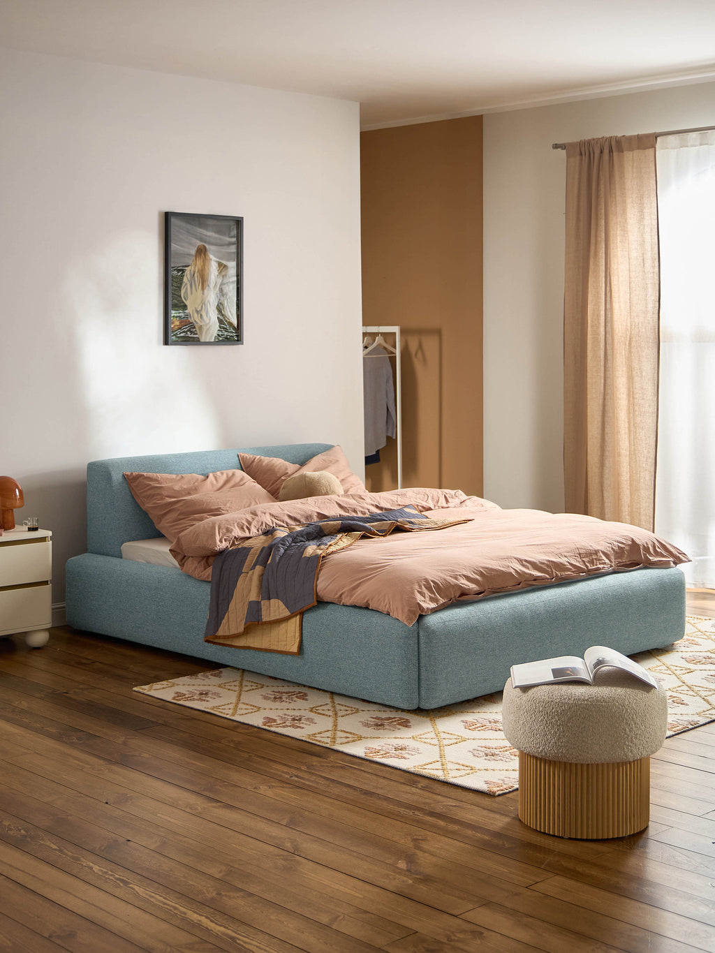Melva Upholstered Bed with Storage