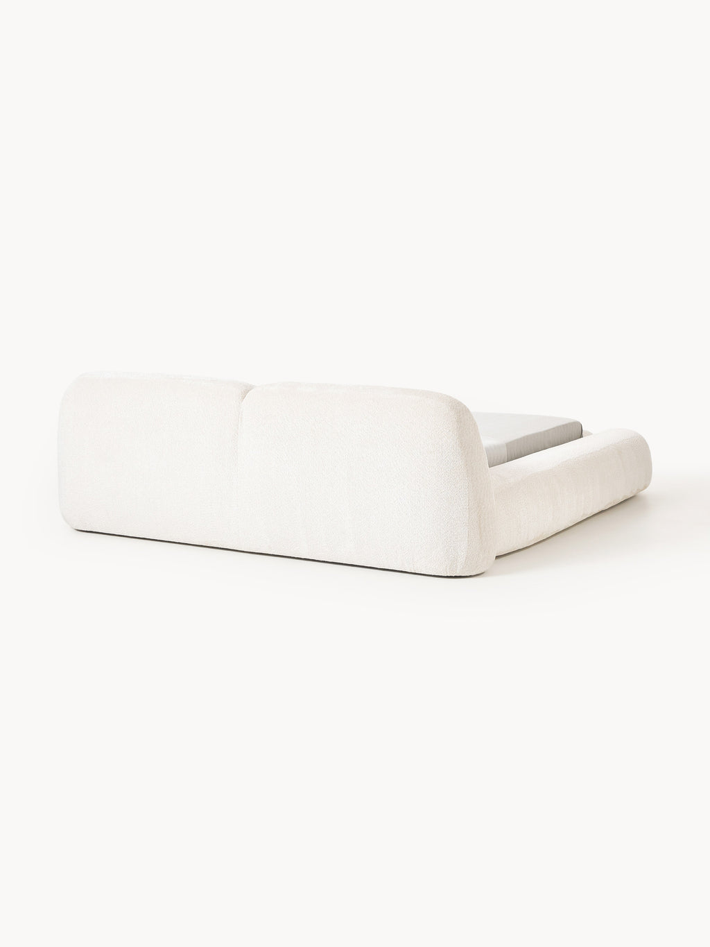 Wolke Upholstered Teddy Bouclé Bed with Storage