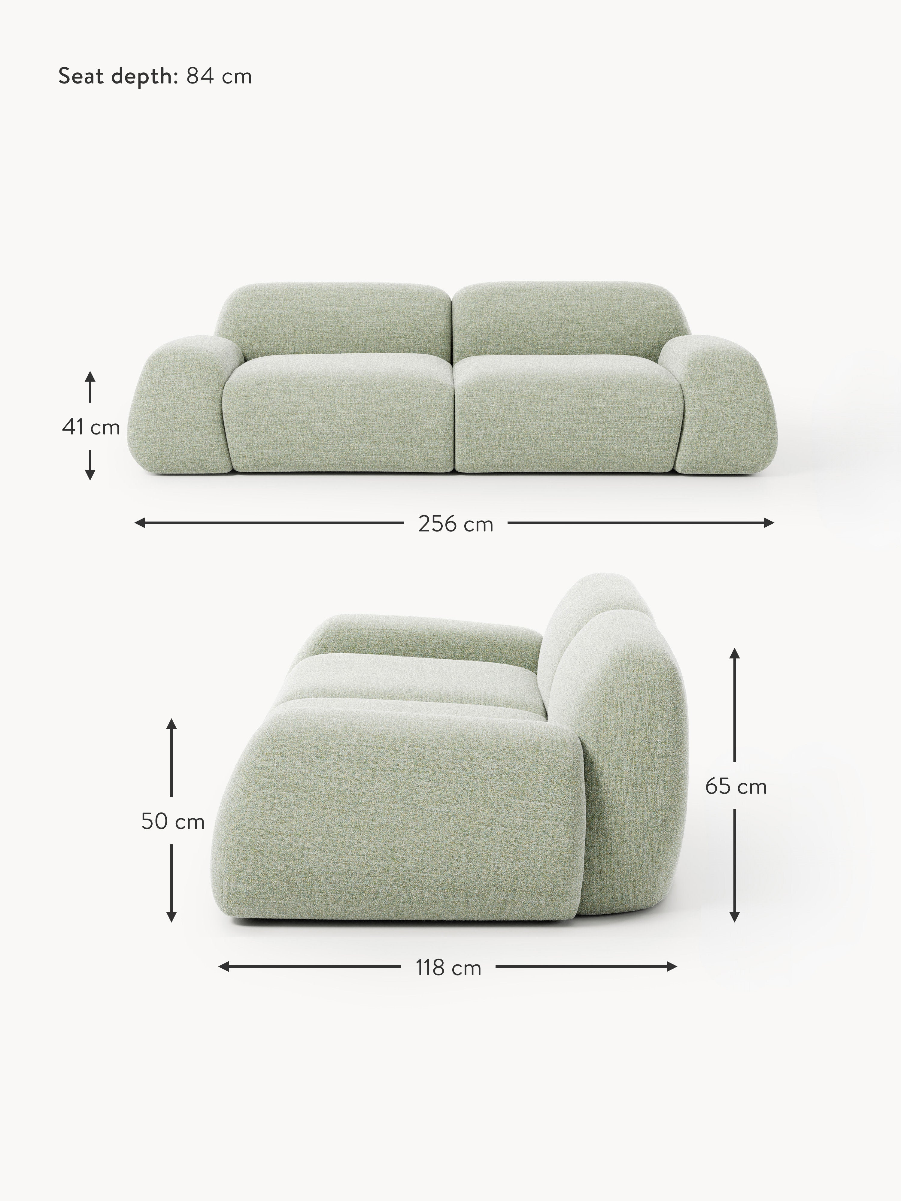 Wolke Modular Bouclé Sofa (3-seater)