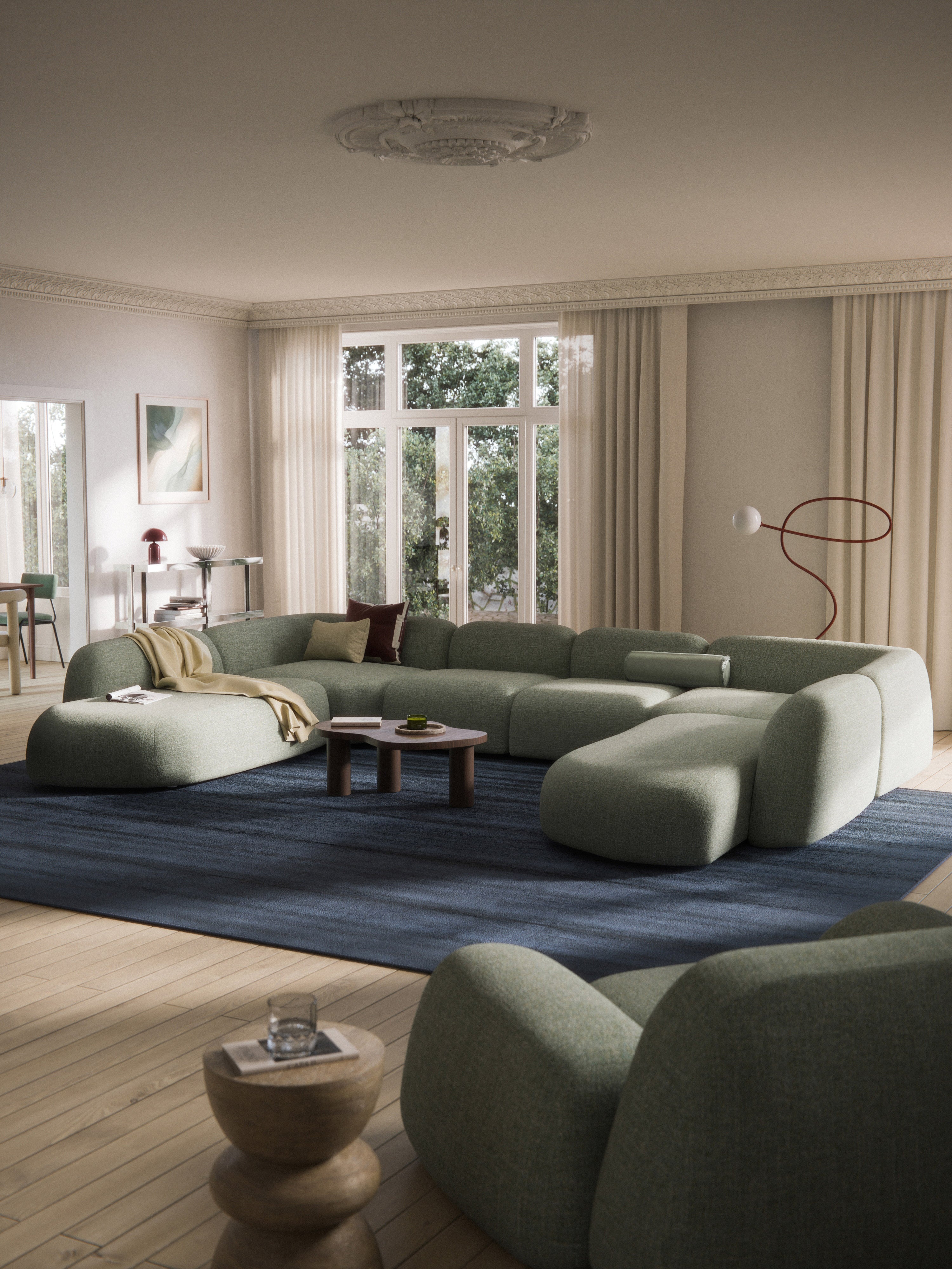 Wolke XL Modular Bouclé Sofa