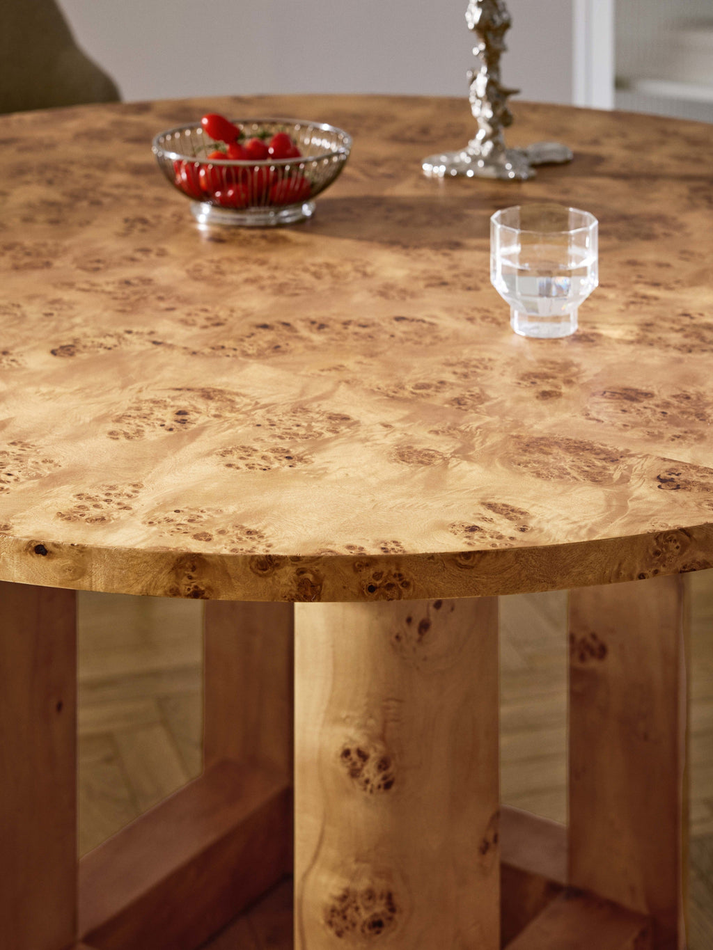 Edward Round Wooden Dining Table, in various sizes