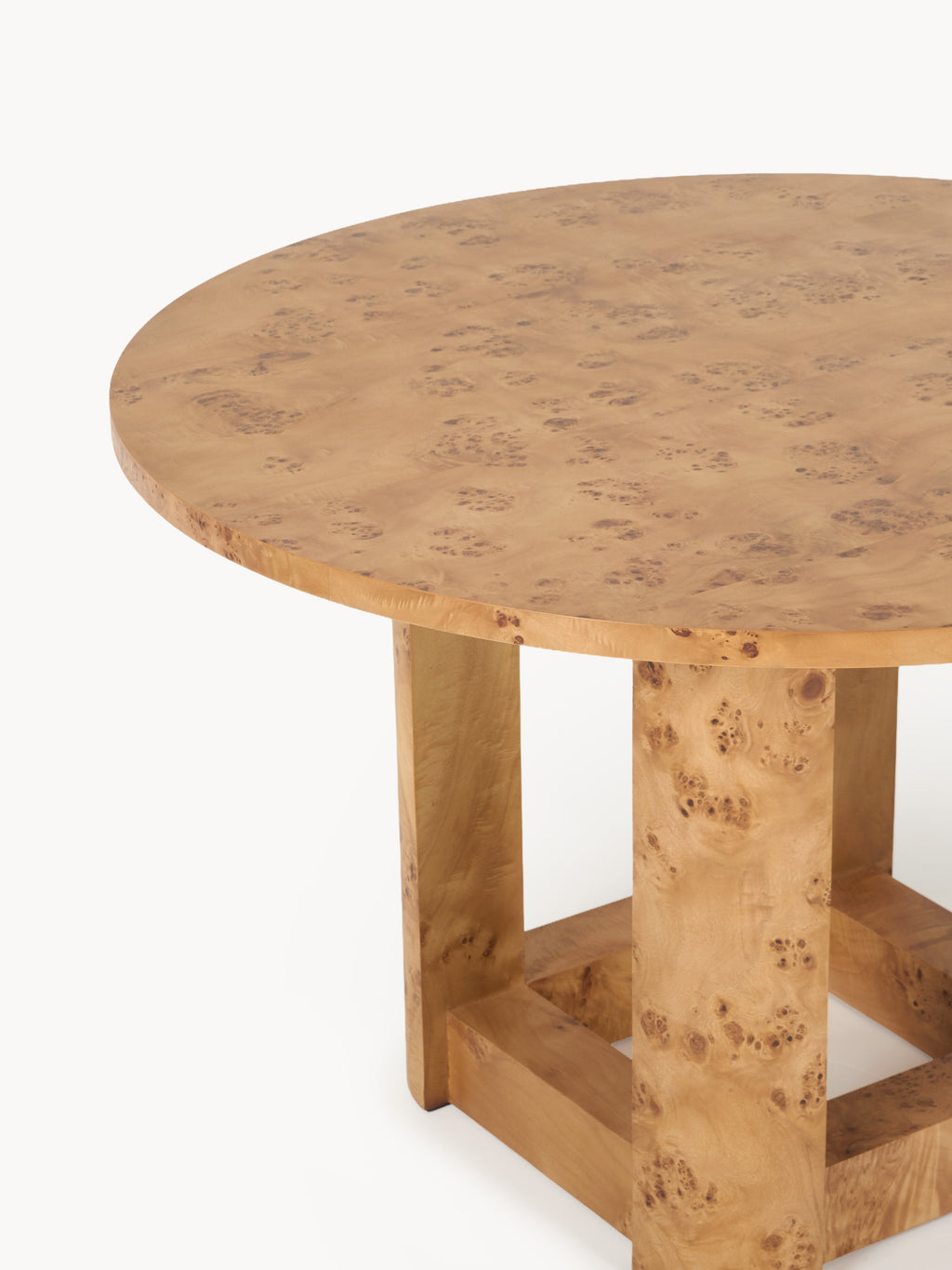 Edward Round Wooden Dining Table, in various sizes