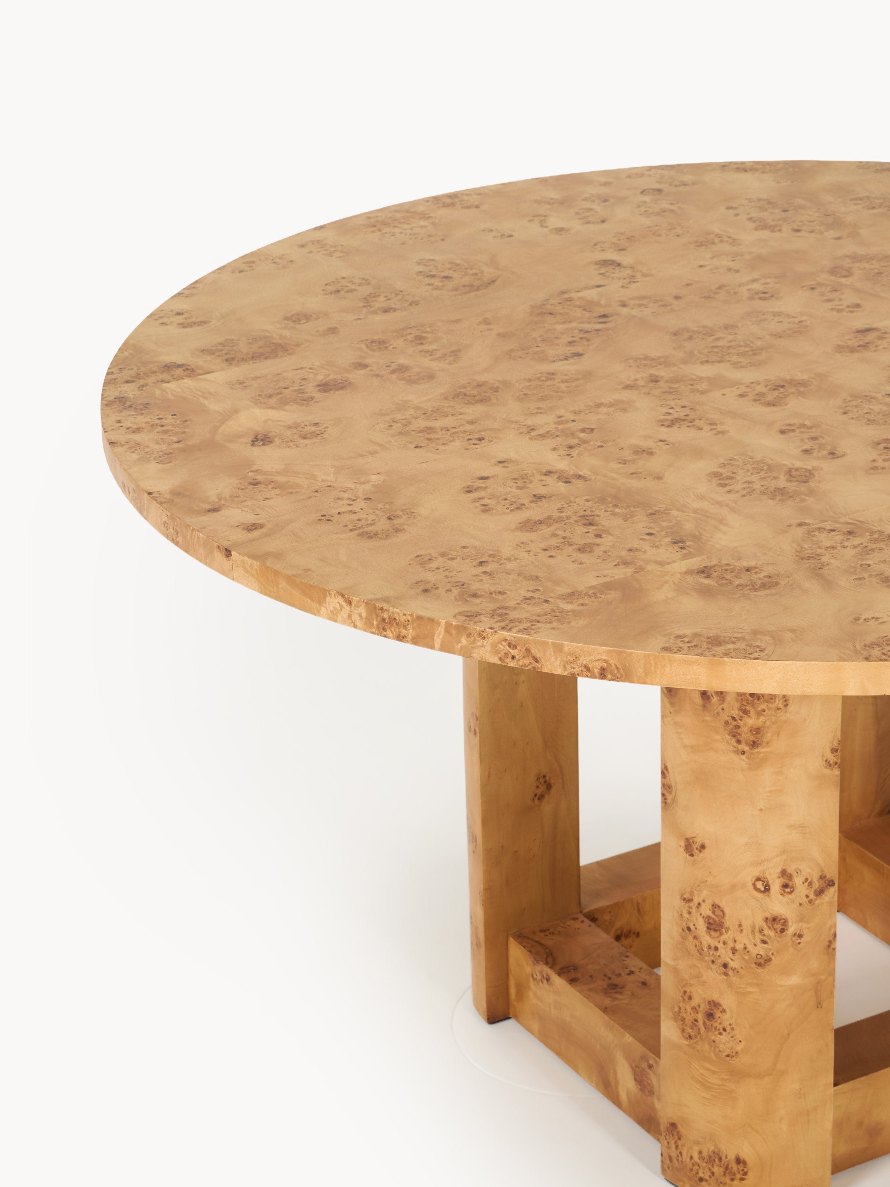Edward Round Wooden Dining Table, in various sizes