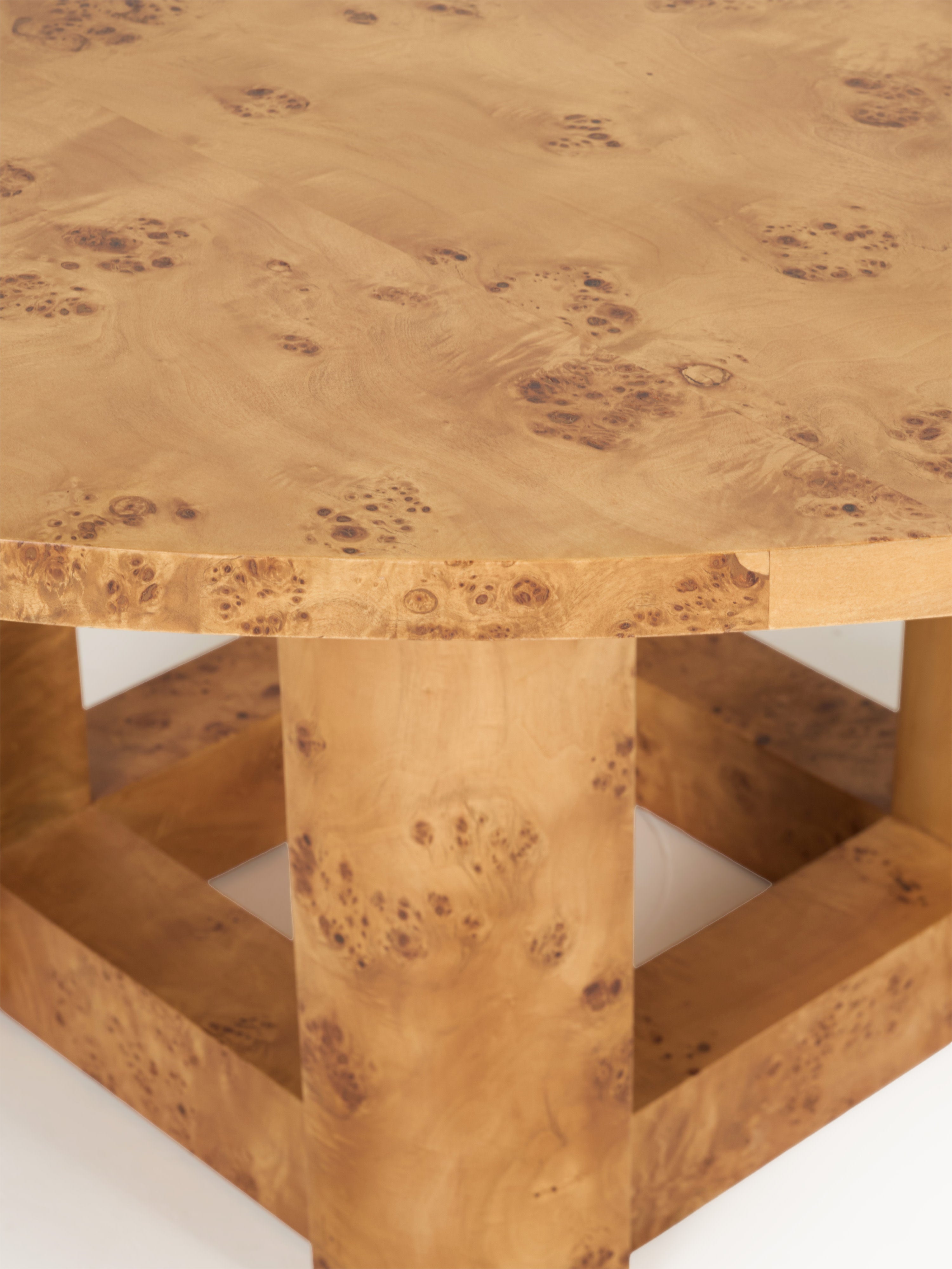Edward Round Wooden Dining Table, in various sizes